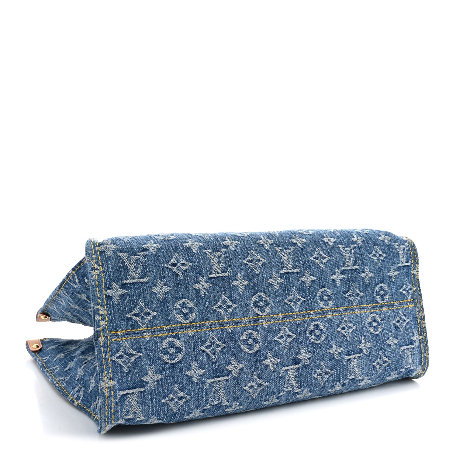 Monogram Denim Onthego MM Blue — view 4