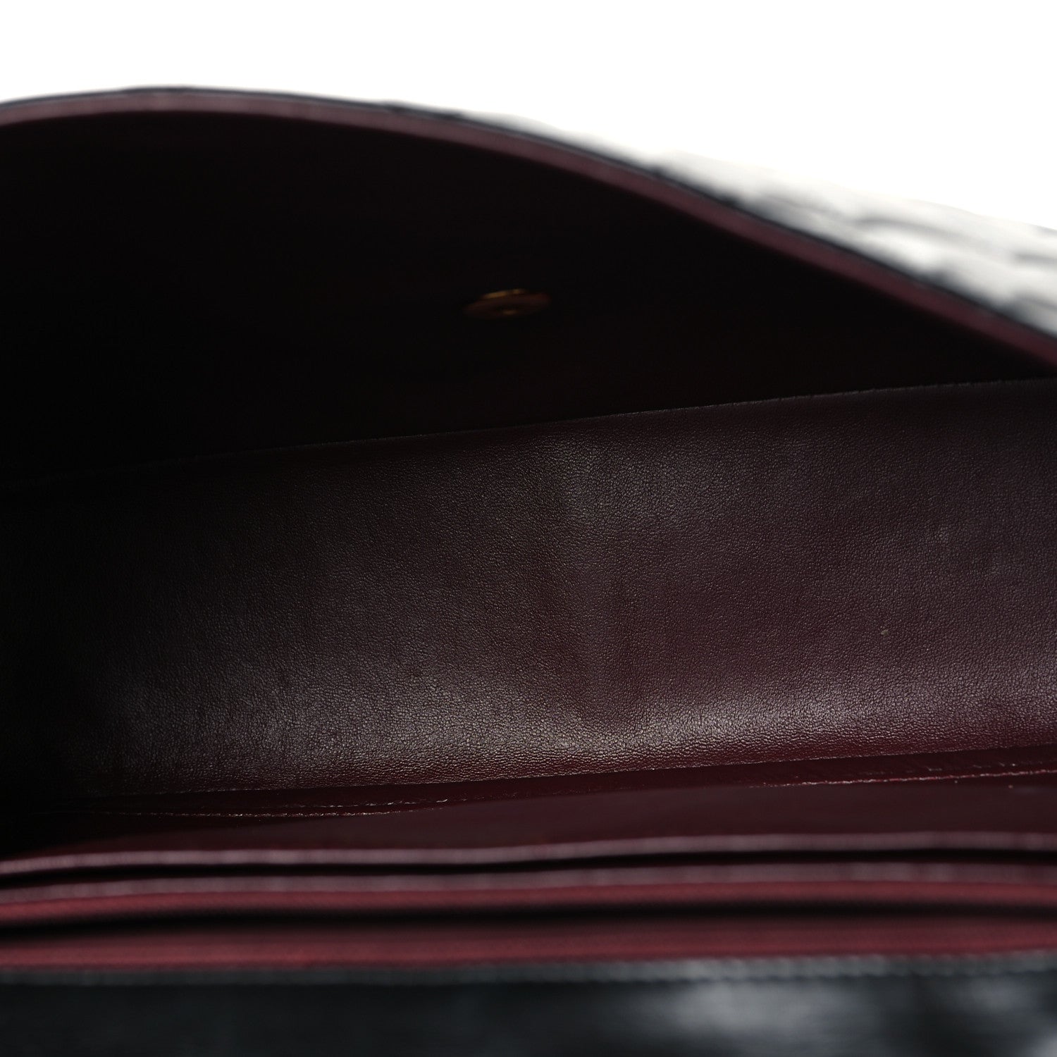 Lambskin Quilted Jumbo Double Flap Black — view 5