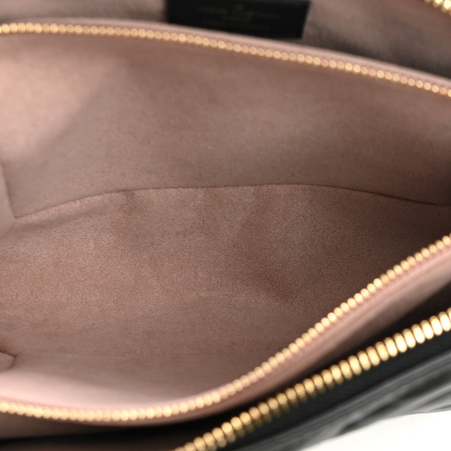 Lambskin Embossed Monogram Coussin PM Black — view 5