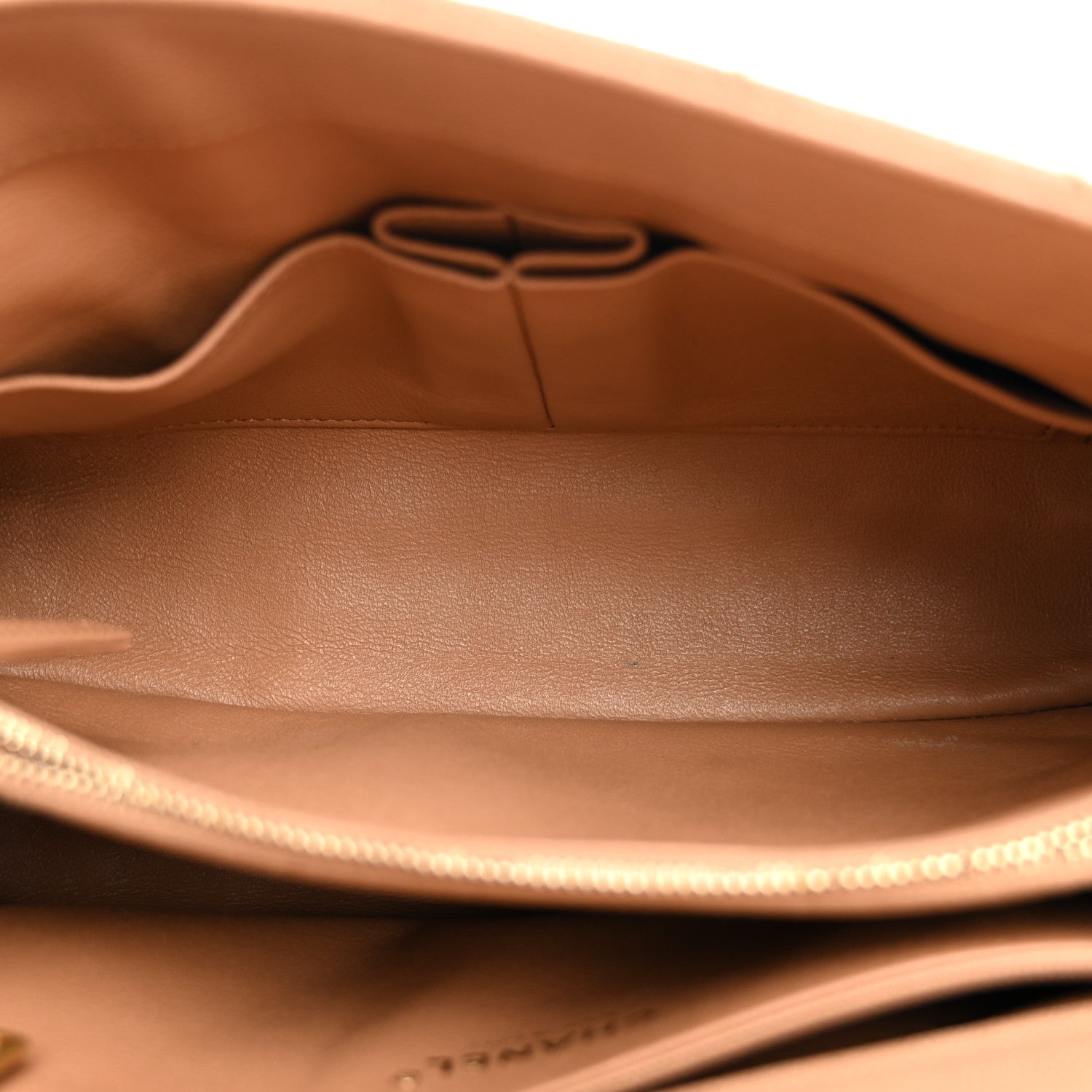 Caviar Lizard Quilted Small Coco Handle Flap Beige — view 5