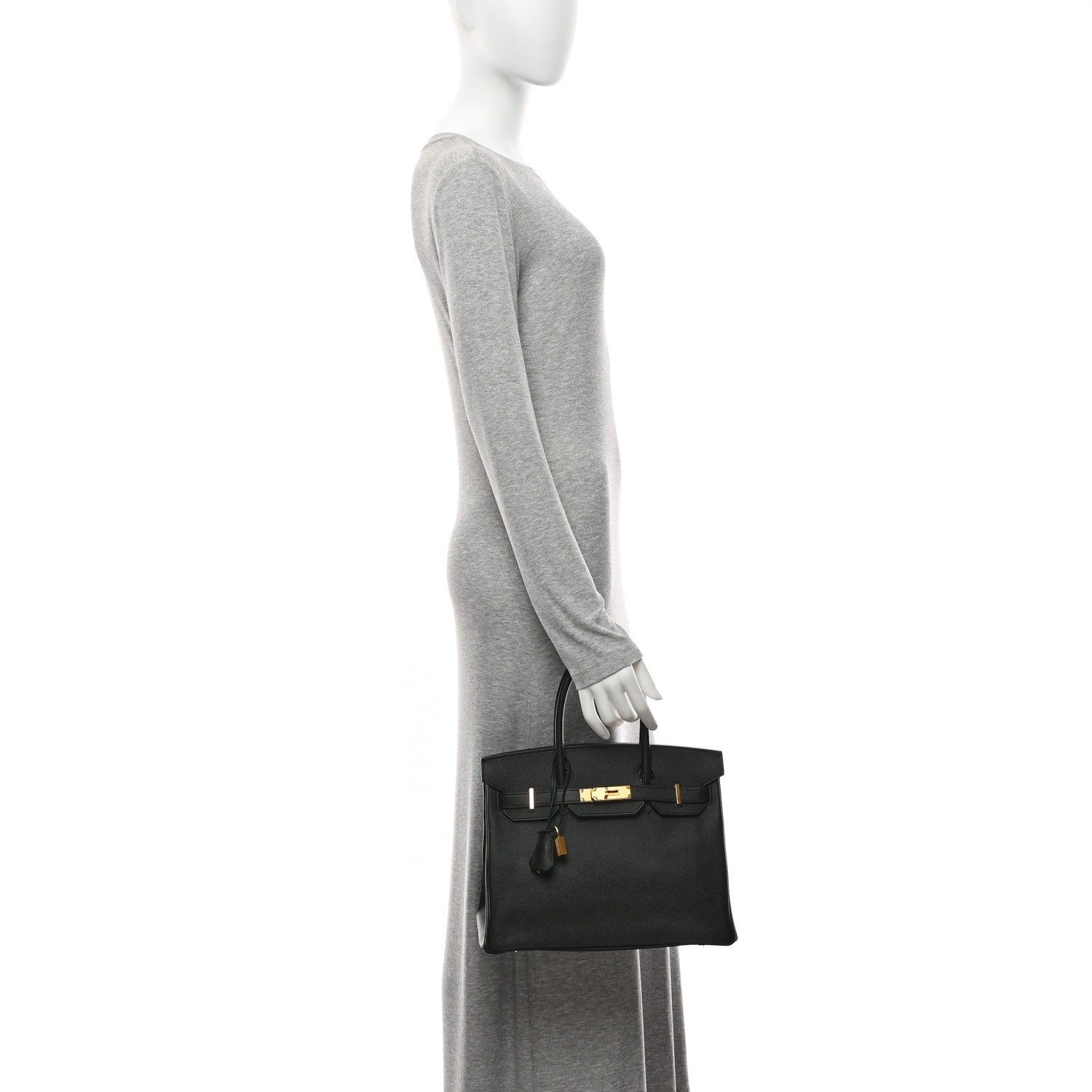 Epsom Birkin 30 Black — view 2