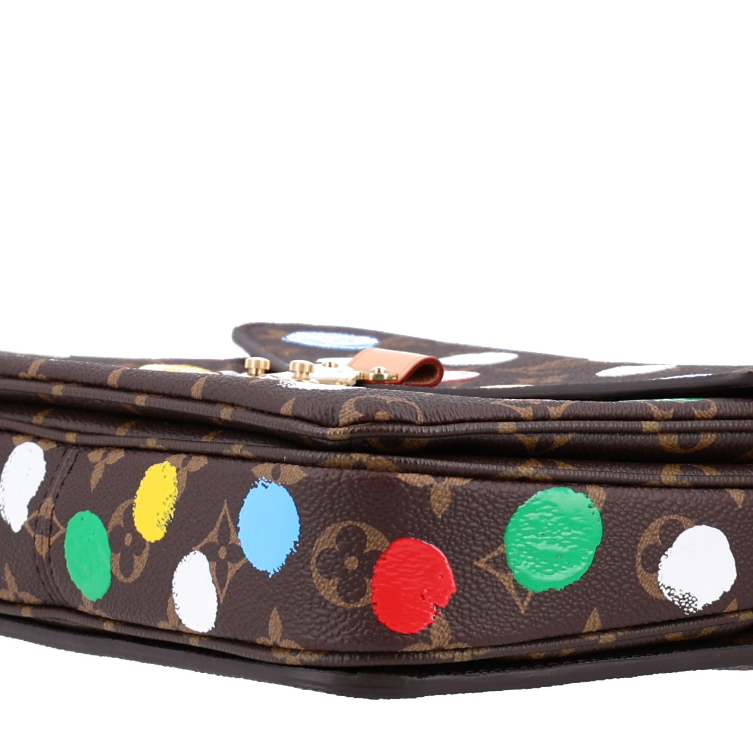 LV x YK Monogram Painted Dots Pochette Metis — view 3