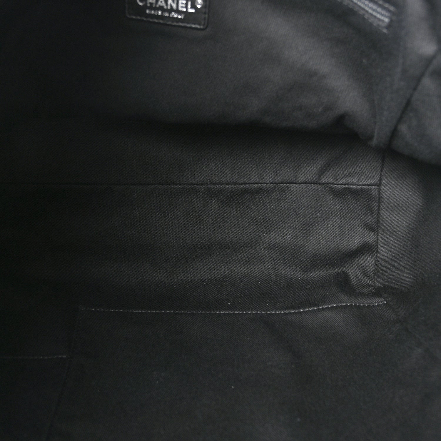 Canvas Medium Deauville Tote Charcoal — view 5