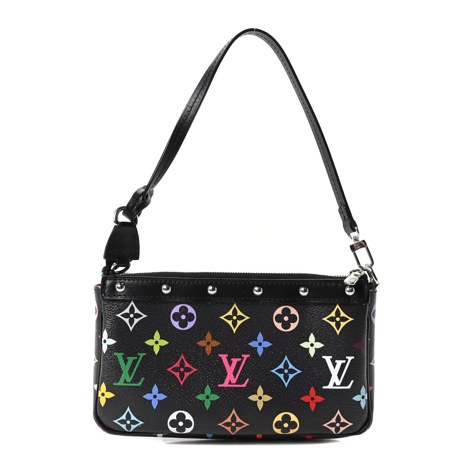 LV X TM Monogram Multicolor Pochette Accessories Black