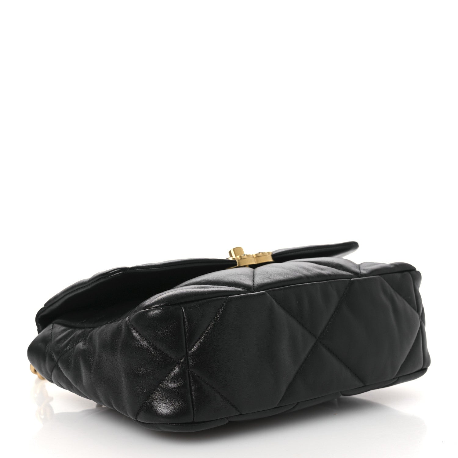 Lambskin Quilted Medium Chanel 19 Flap Black — view 4