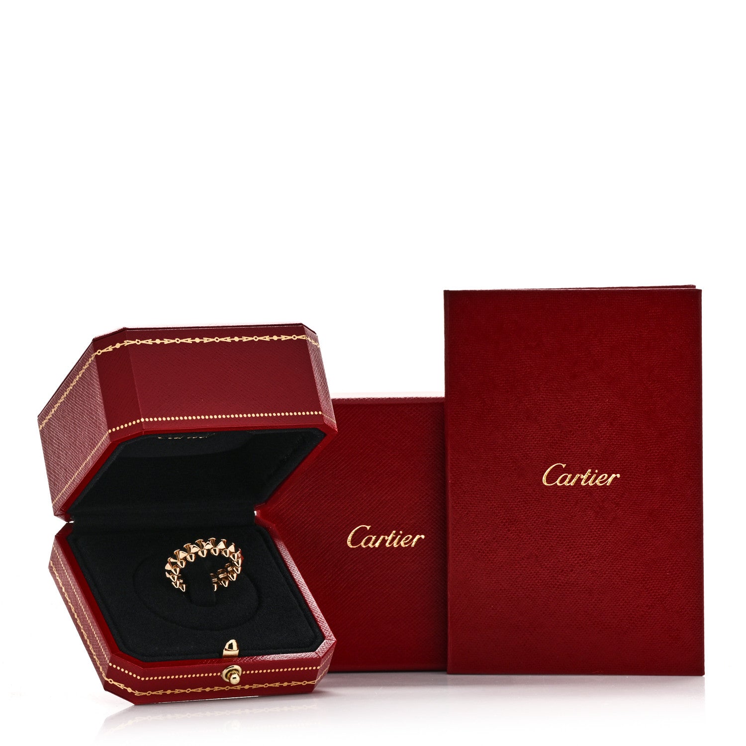 18K Yellow Gold MM Clash De Cartier Ring 54 7 — view 5