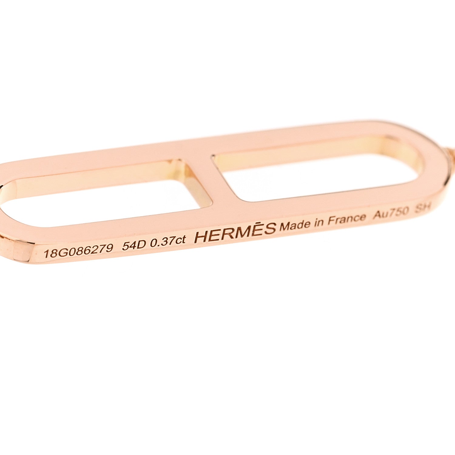 18K Rose Gold Diamond PM Ever Chaine D'Ancre Bracelet SH — view 4