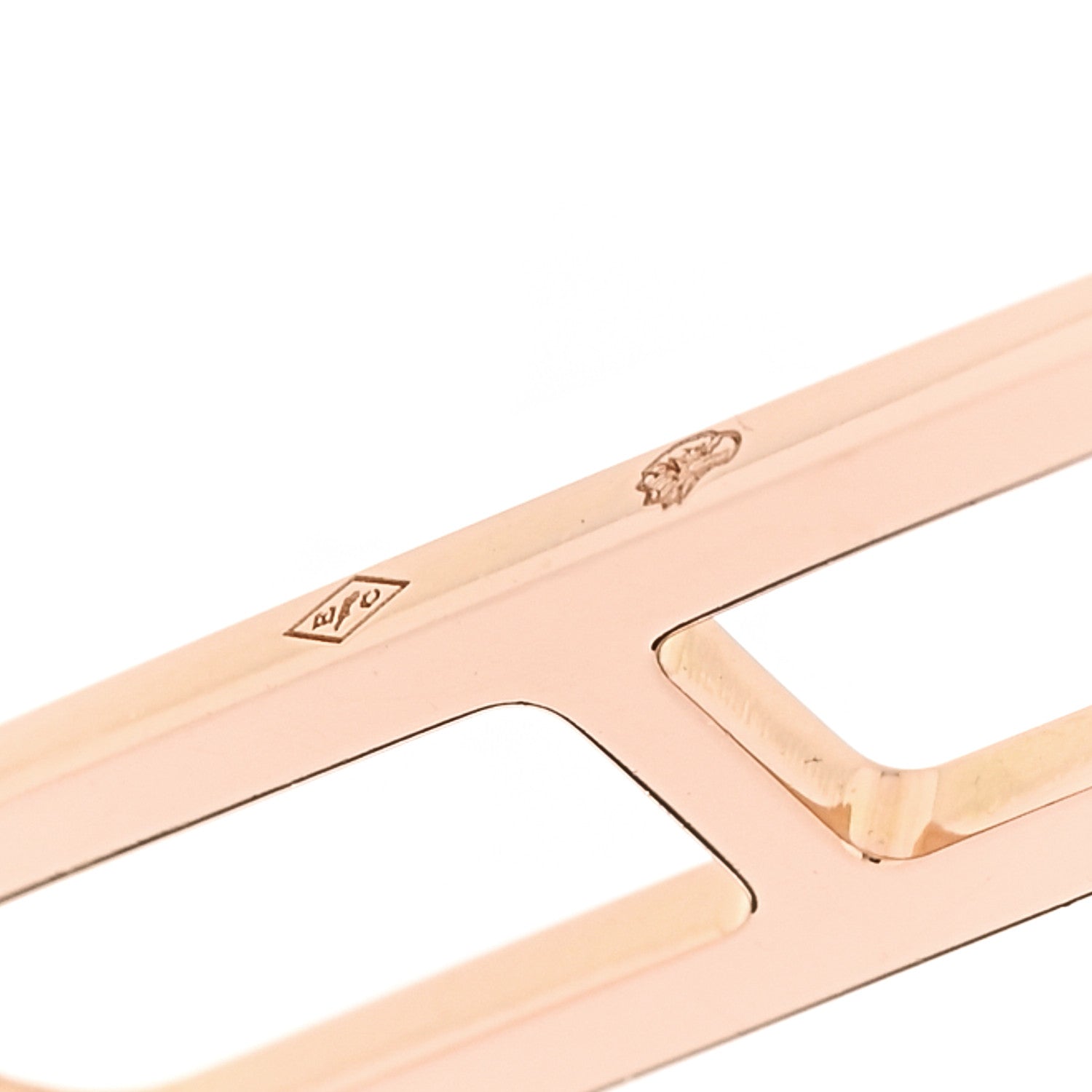 18K Rose Gold Diamond PM Ever Chaine D'Ancre Bracelet SH — view 5