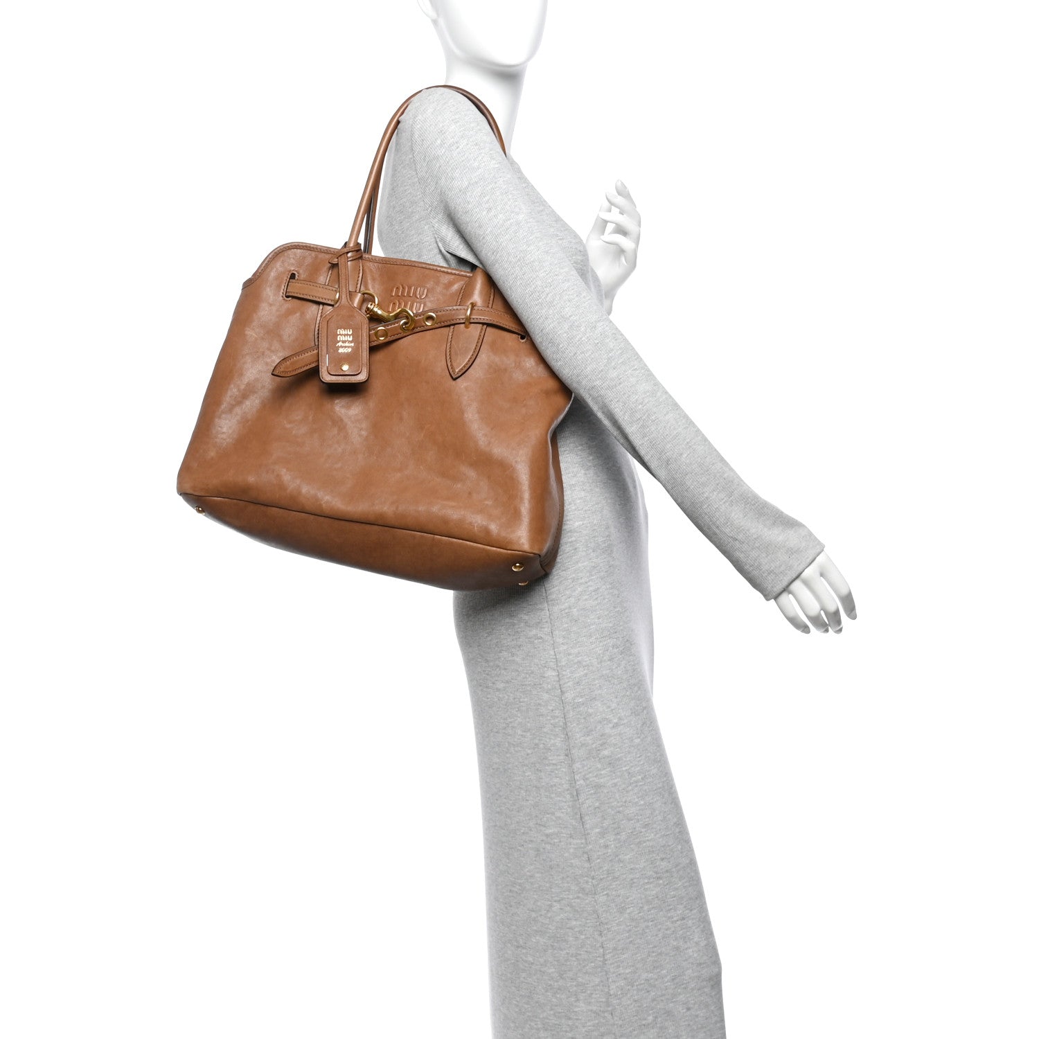 Nappa Aviator Medium Aventure Bag Rovere — view 2