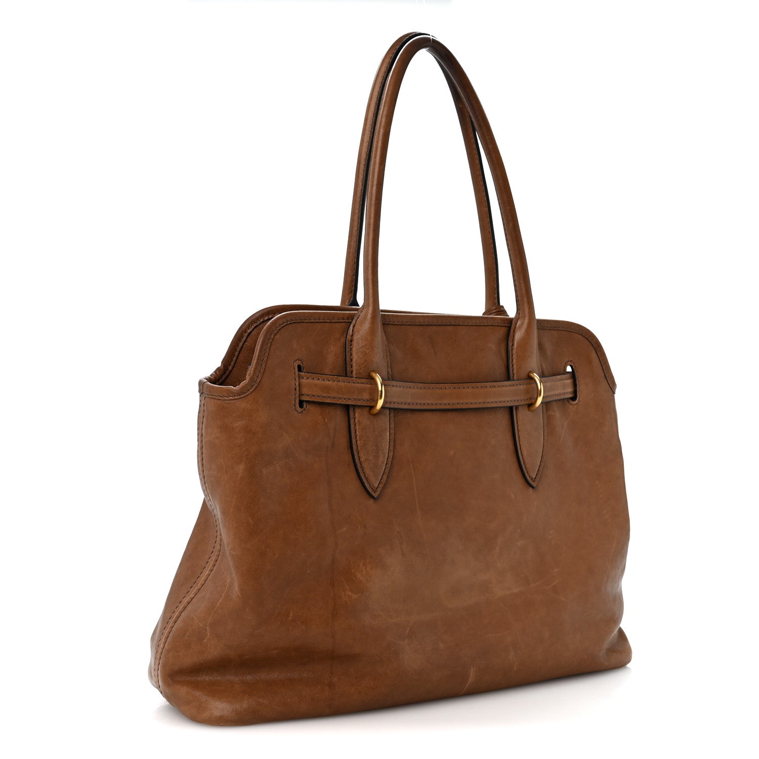 Nappa Aviator Medium Aventure Bag Rovere — view 3