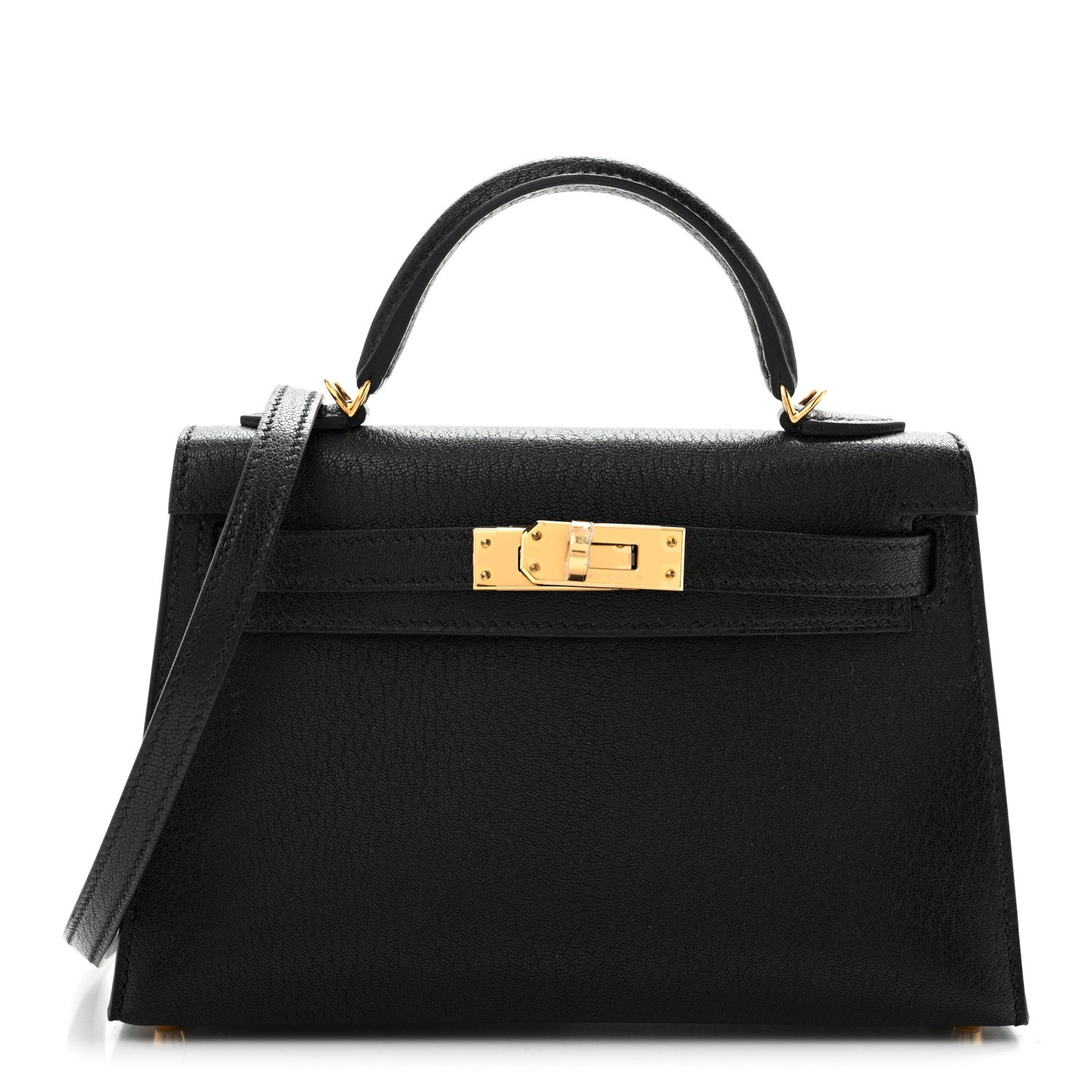Chevre Mysore Mini Kelly Sellier 20 Black
