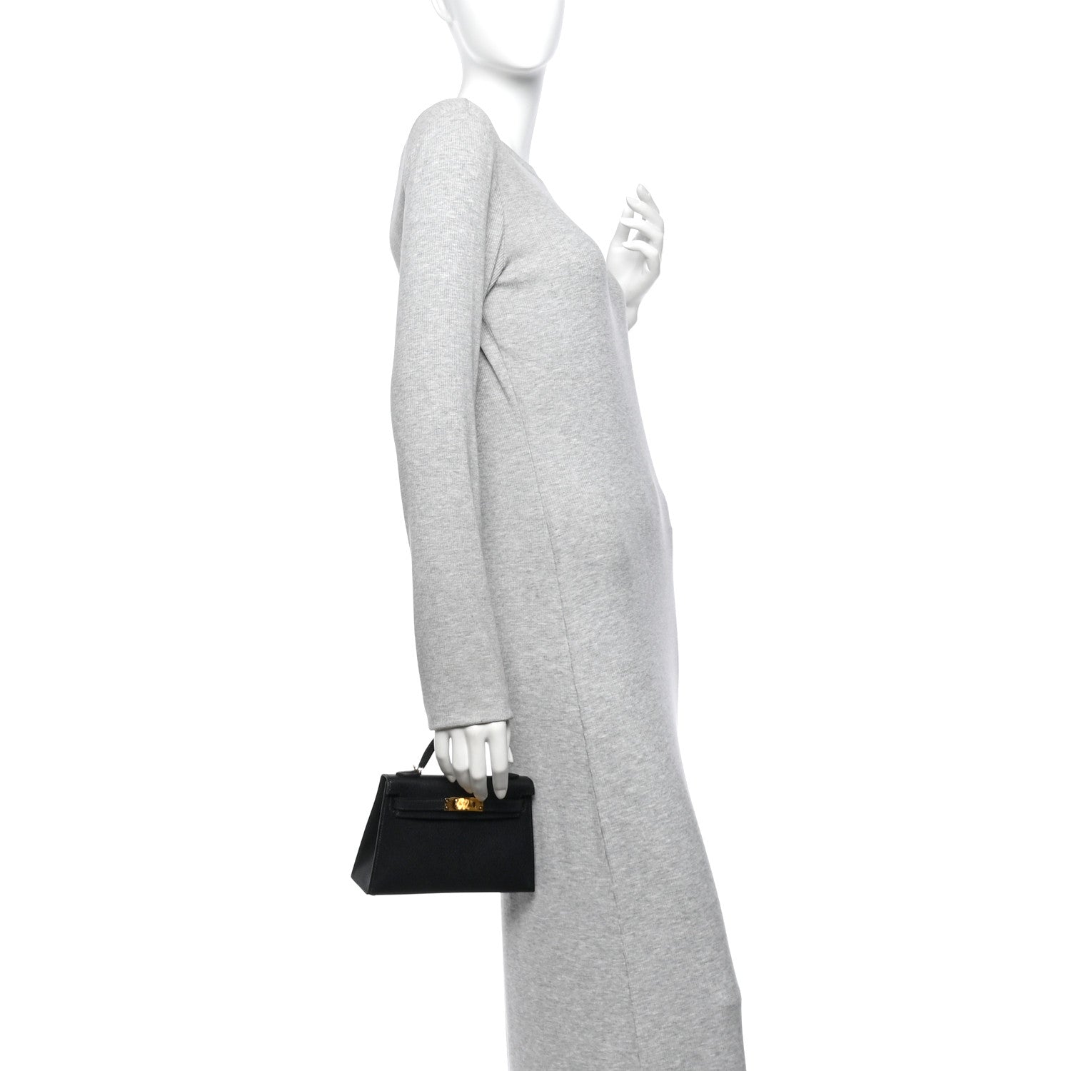 Chevre Mysore Mini Kelly Sellier 20 Black — view 2