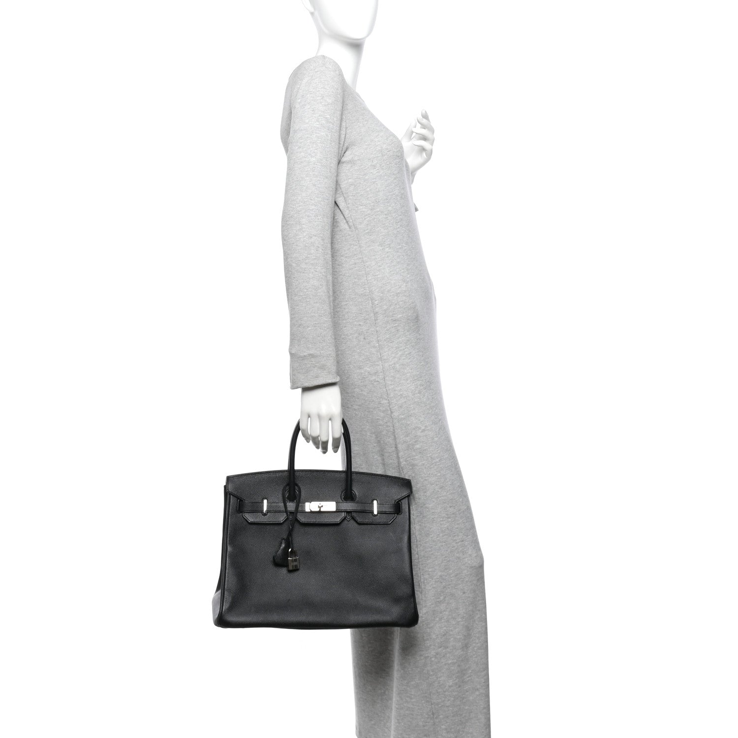 Epsom Birkin 35 Black — view 2