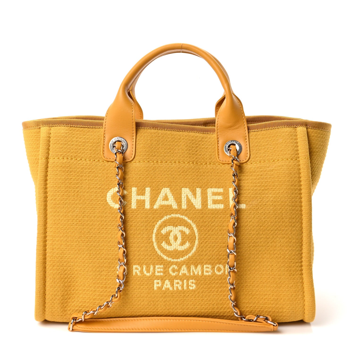 Mixed Fibers Small Deauville Tote Yellow
