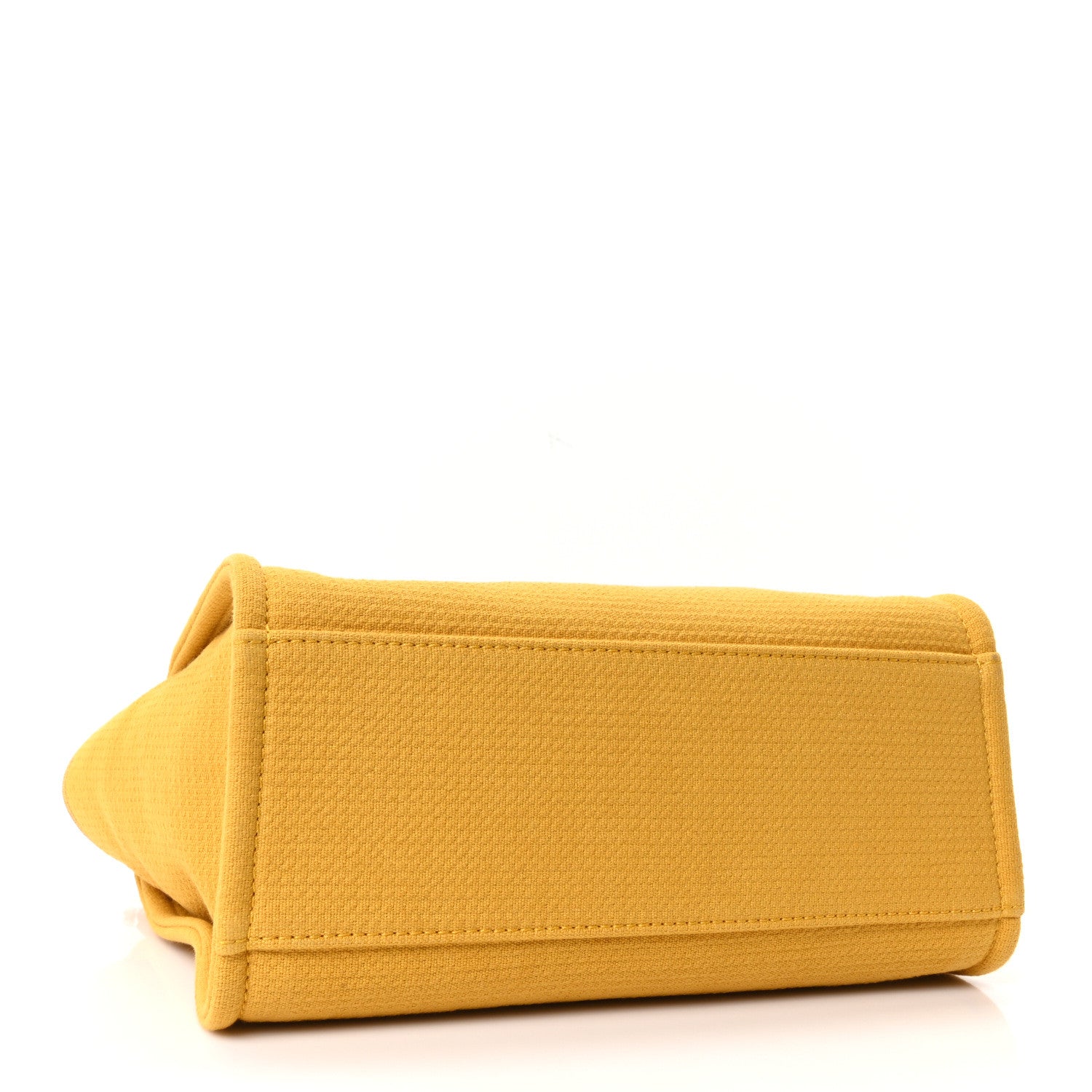 Mixed Fibers Small Deauville Tote Yellow — view 5