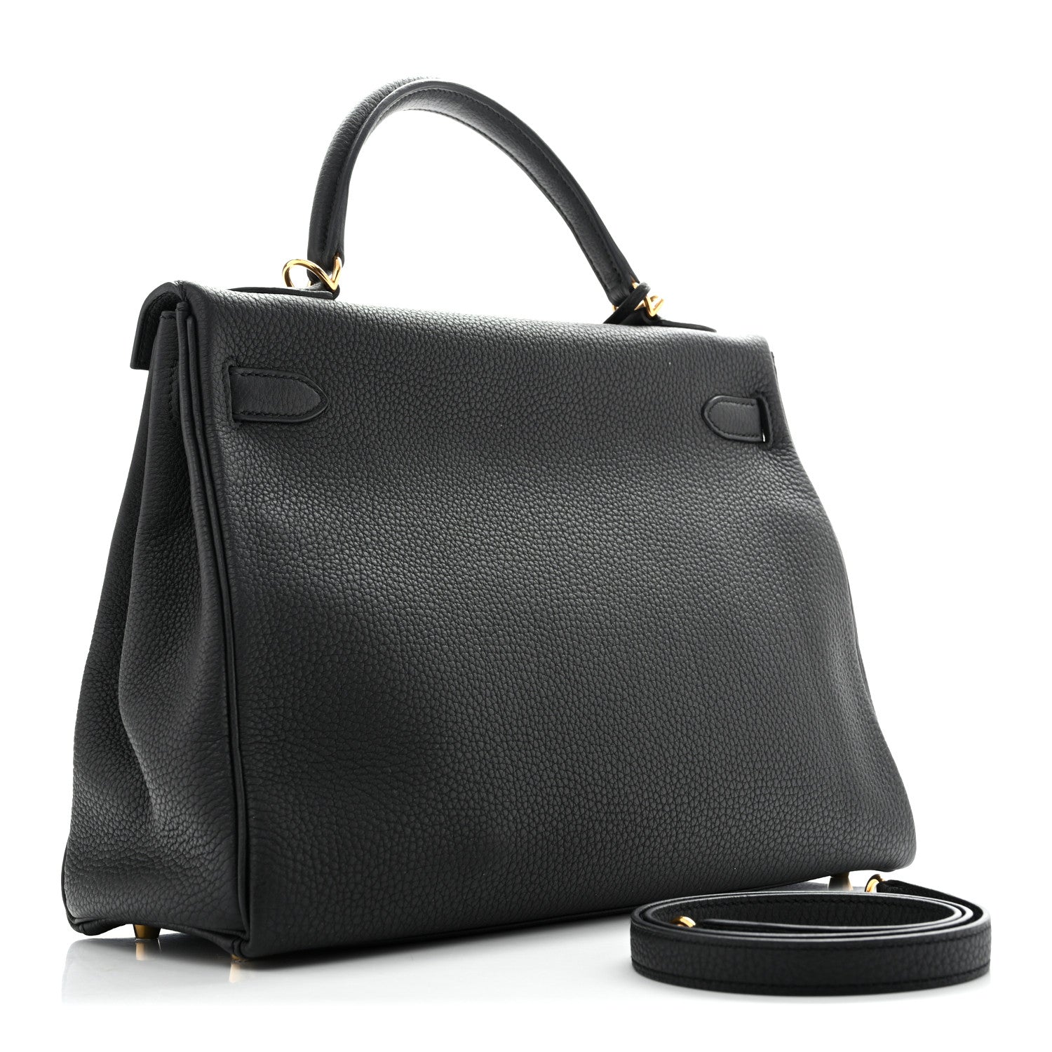 Togo Kelly Retourne 32 Black — view 3