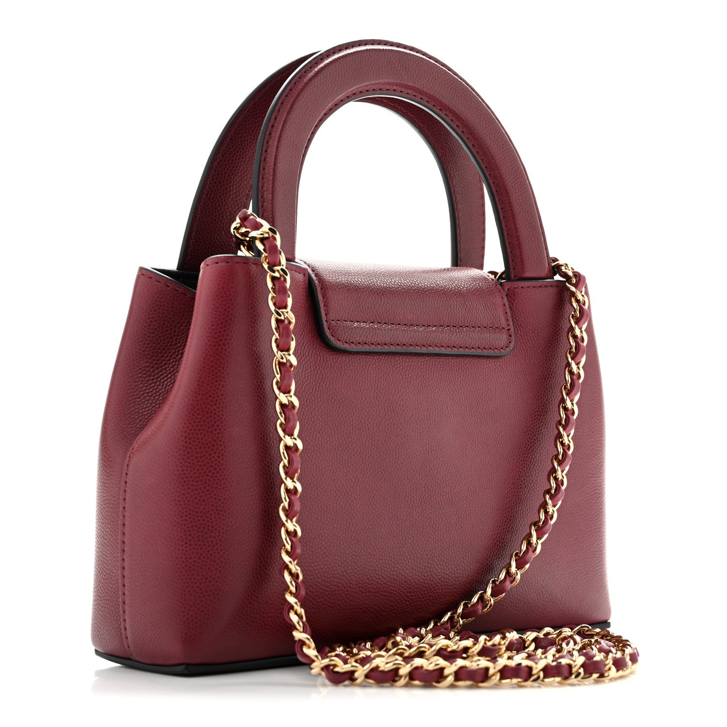 Caviar Nano Kelly Shopper Burgundy — view 3