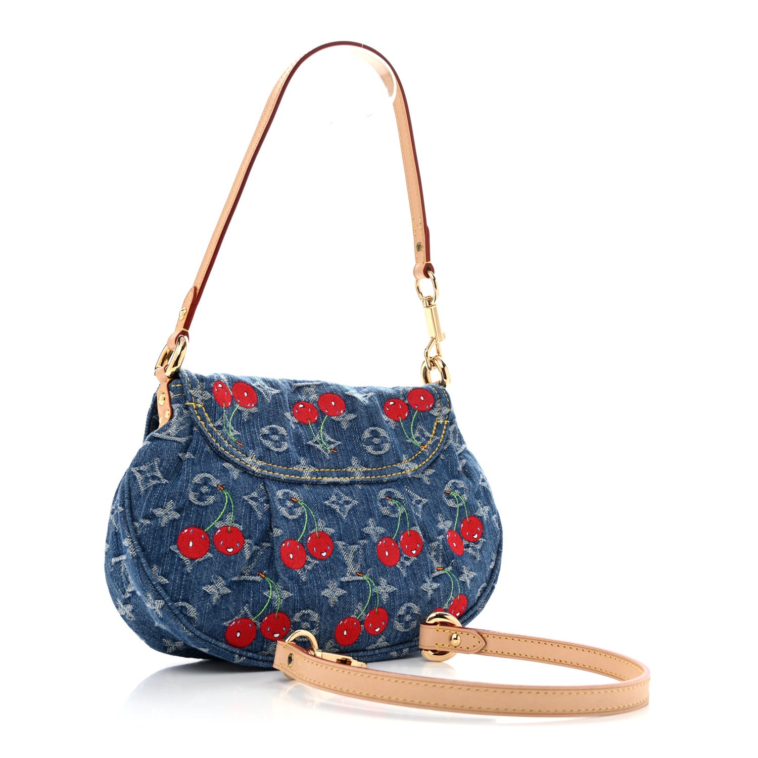 LV X TM Monogram Denim Cerises Sunset — view 3