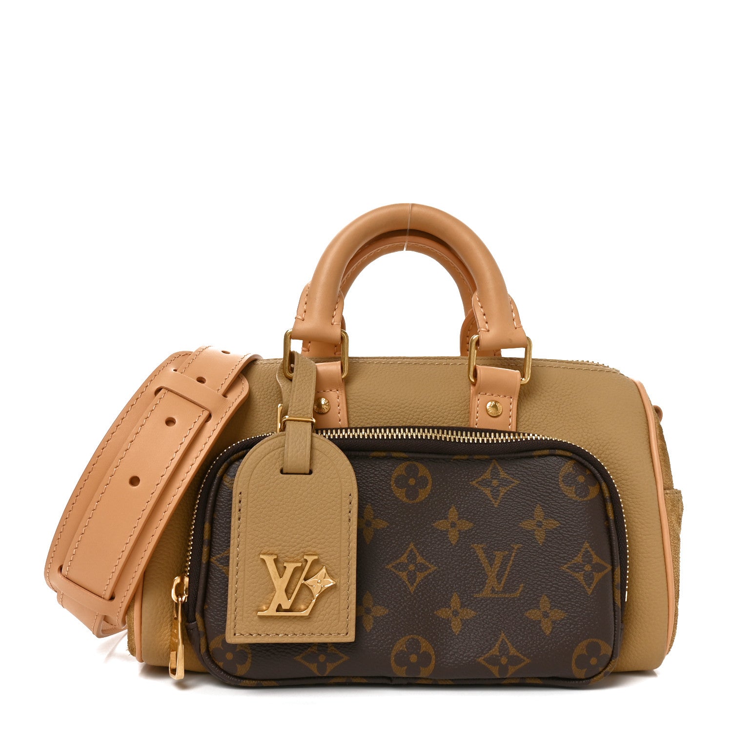 Taurillon Suede Monogram Cargo Keepall Bandouliere 25