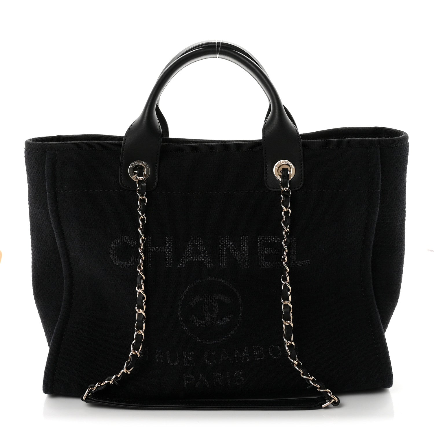 Mixed Fibers Small Deauville Tote Black — view 1
