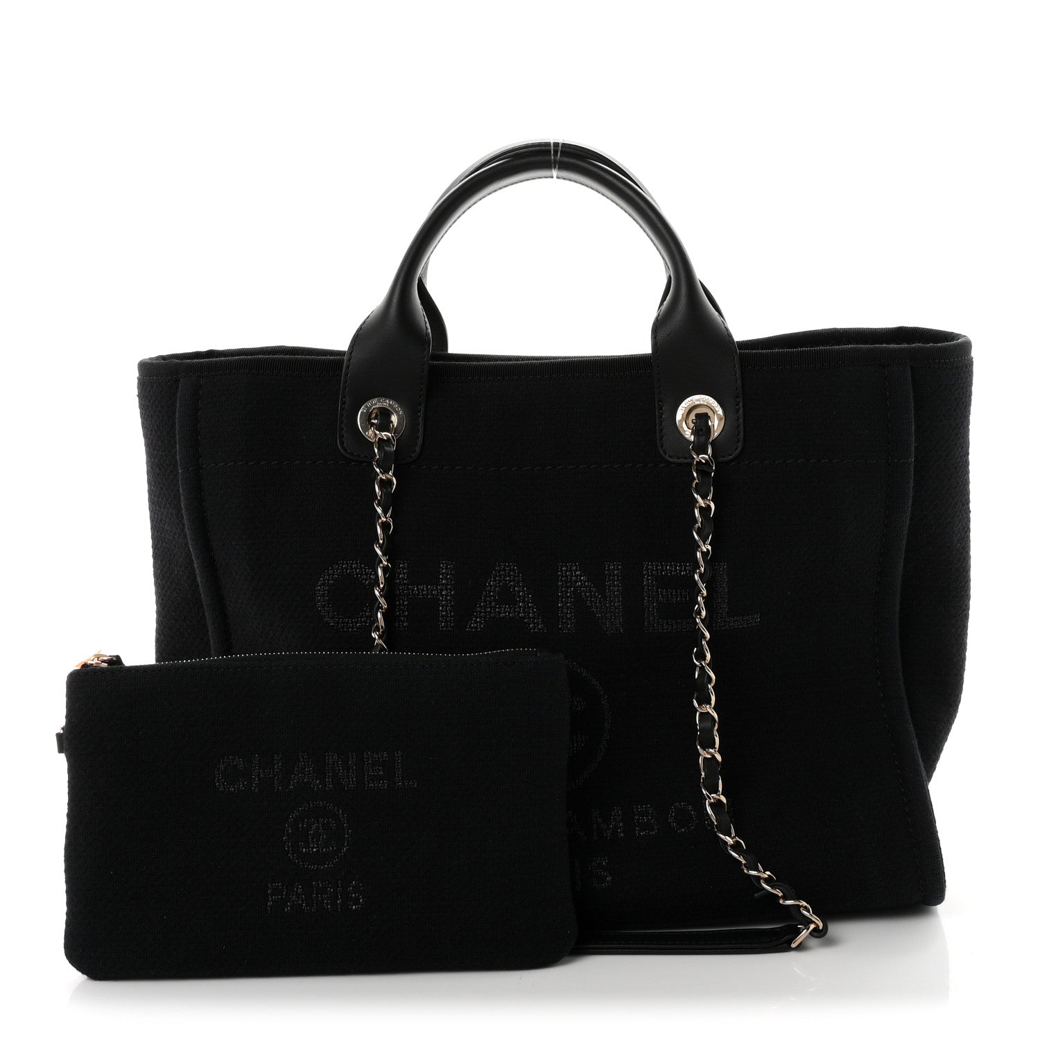 Mixed Fibers Small Deauville Tote Black — view 3