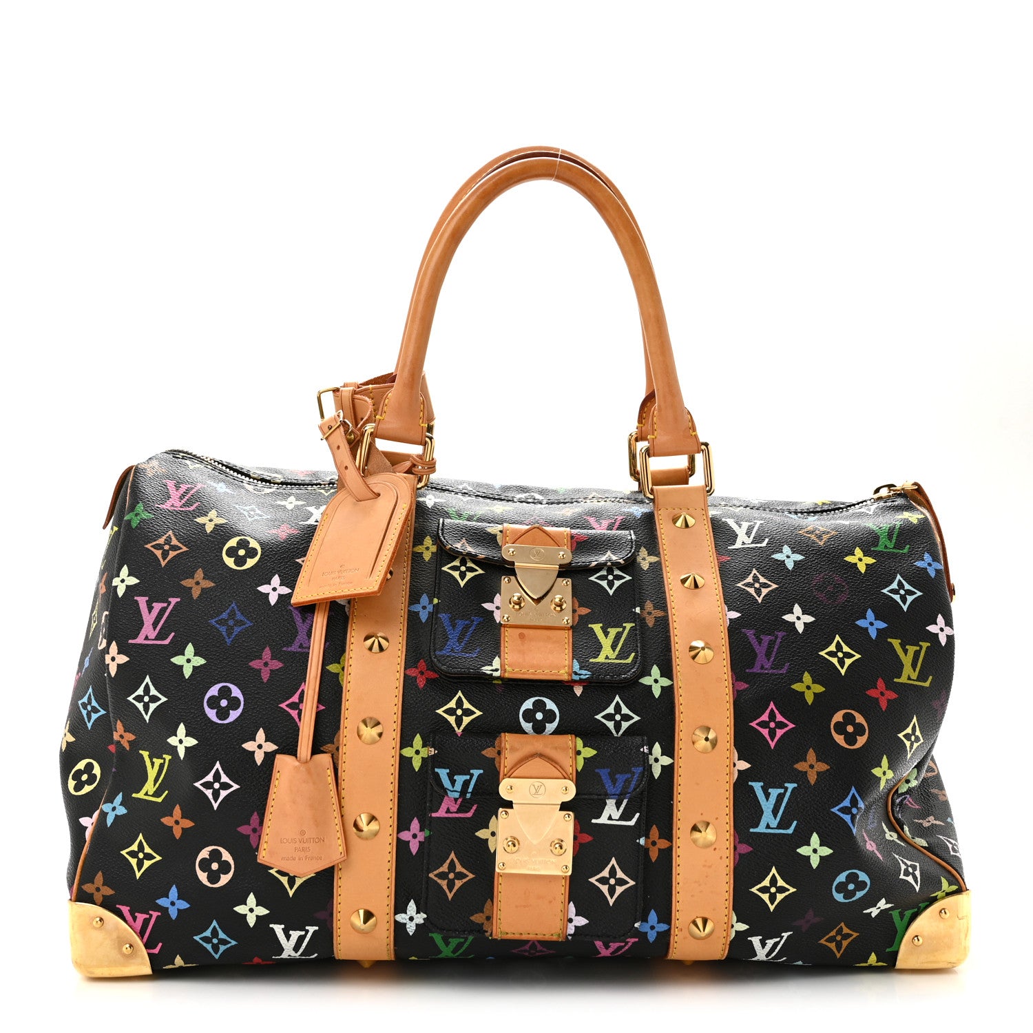 Monogram Multicolor Keepall 45 Black