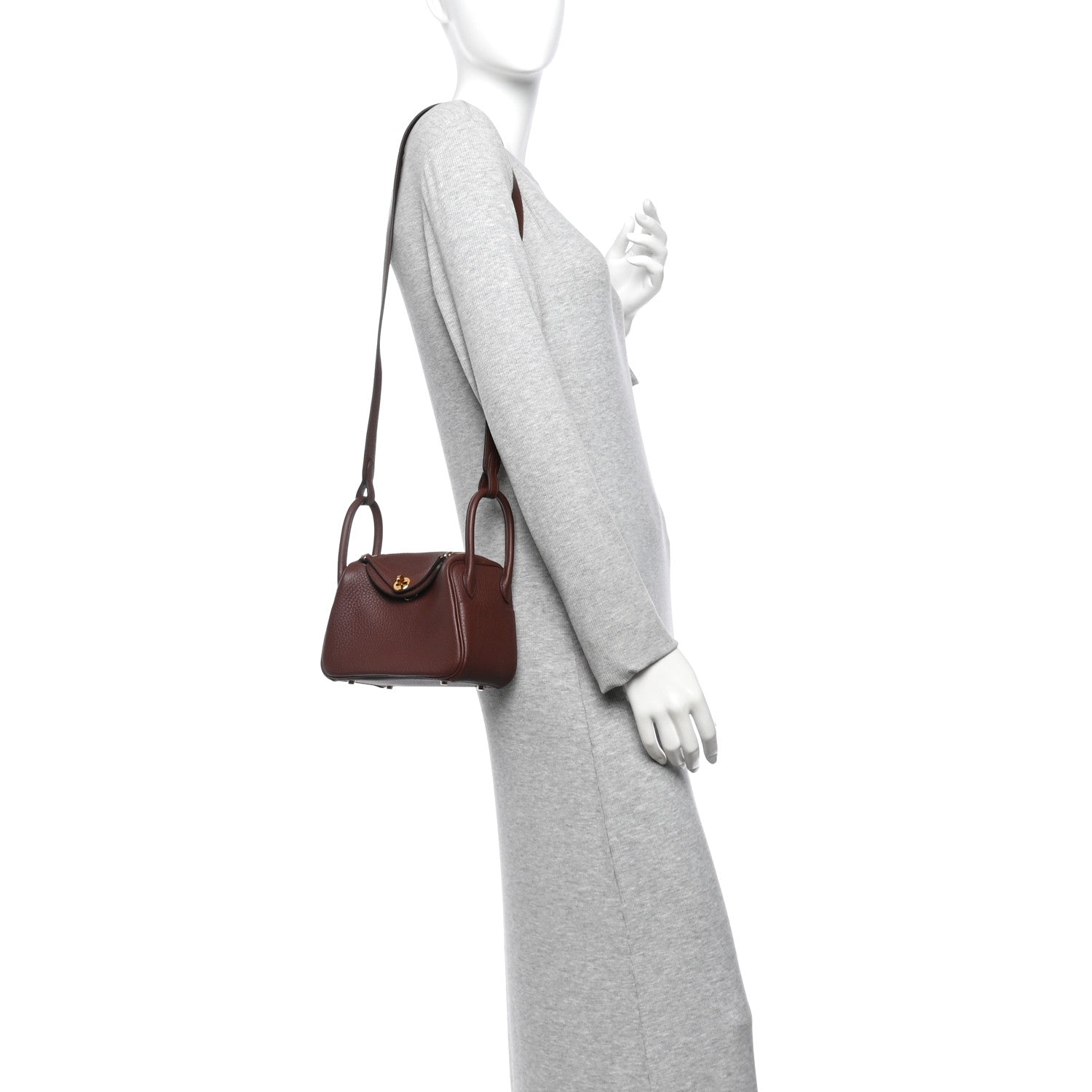 Taurillon Clemence Mini Lindy 20 Terre — view 2
