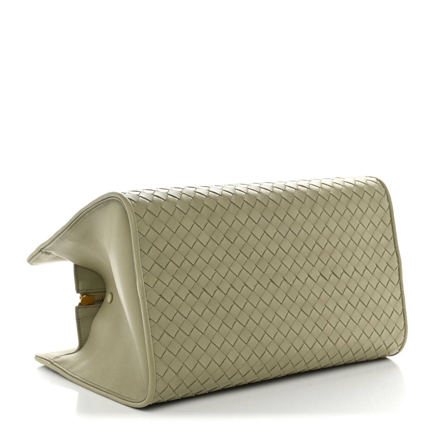 Nappa Intrecciato Small Barbara Tote Travertine — view 5