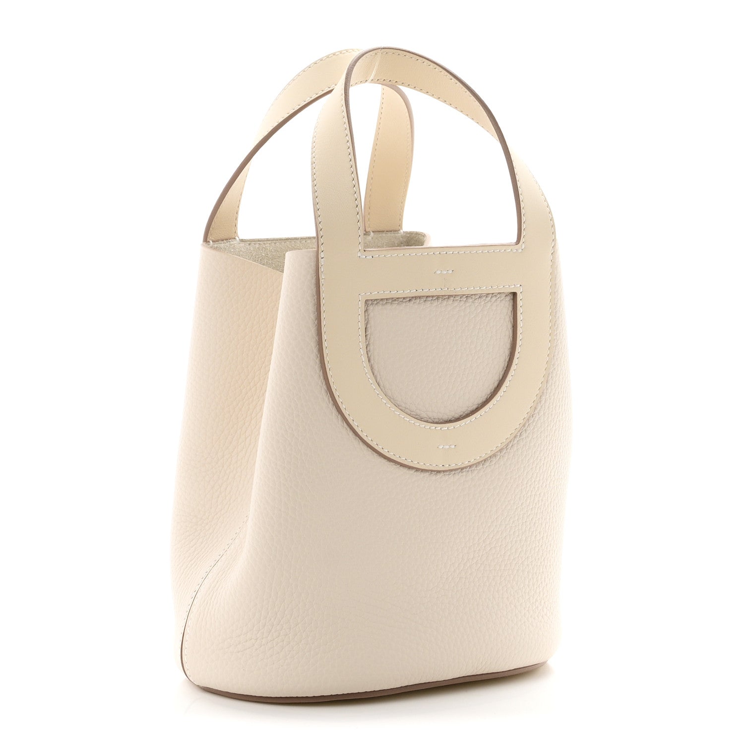 Taurillon Clemence Swift In-The-Loop 18 Bag Craie — view 3