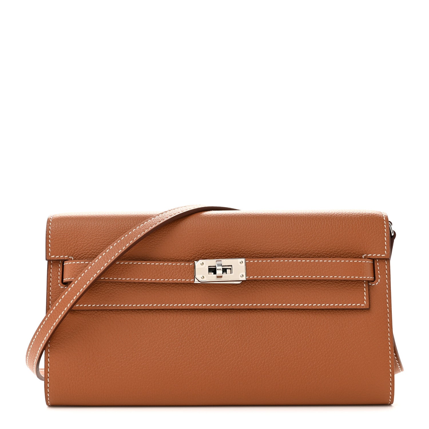 Evercolor Kelly Wallet To Go Gold