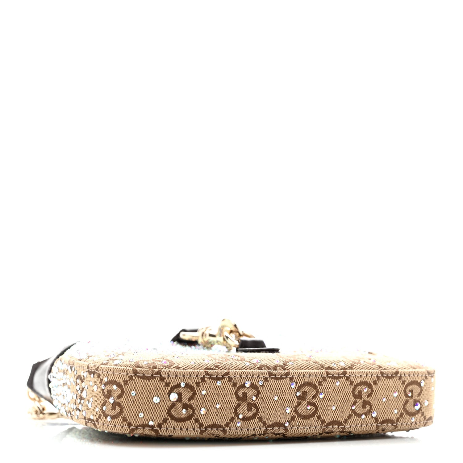 Monogram Crystal Mini Jackie Notte Bag Camel Ebony — view 4