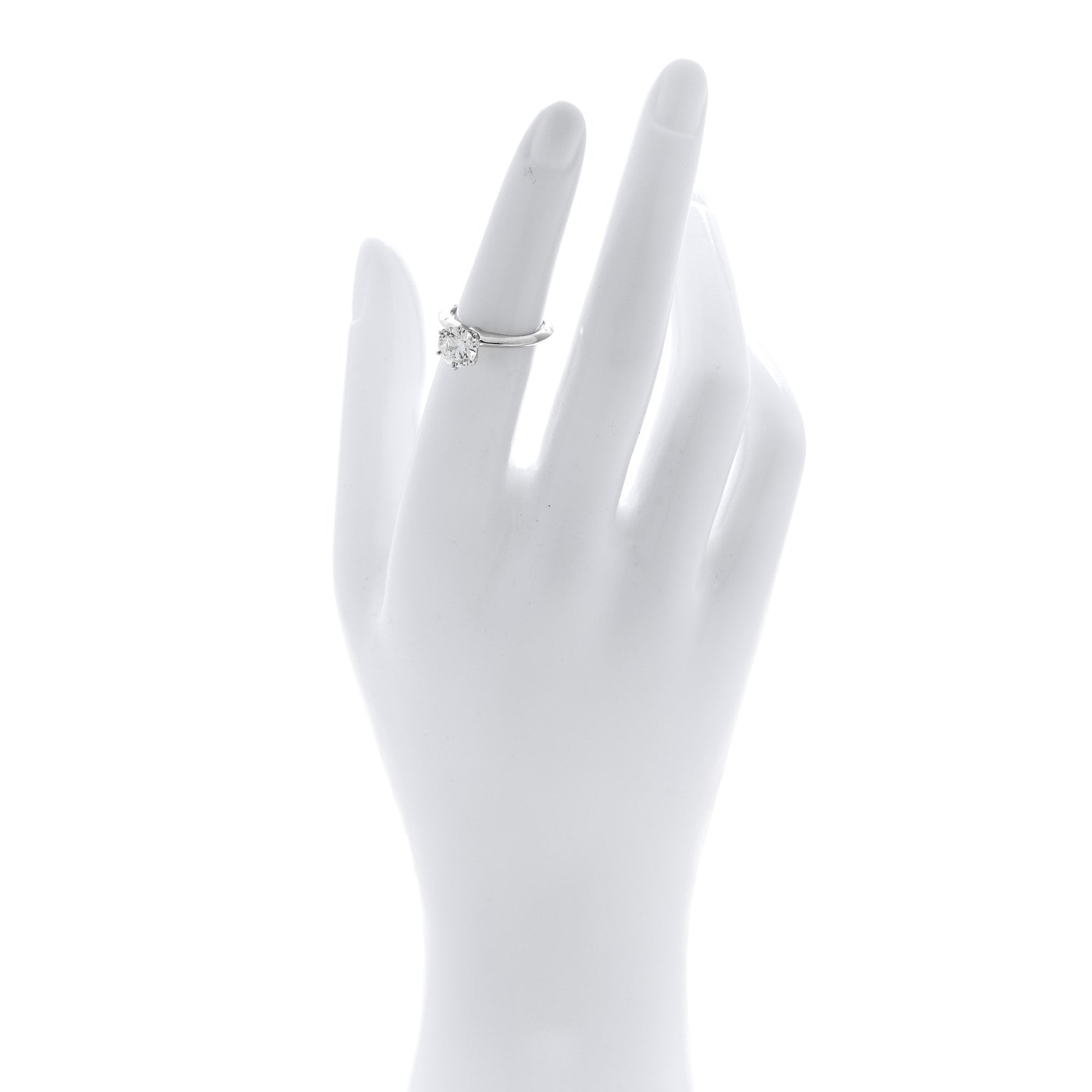 Platinum Diamond 1.30ct Solitaire Engagement Ring 49 5 — view 2