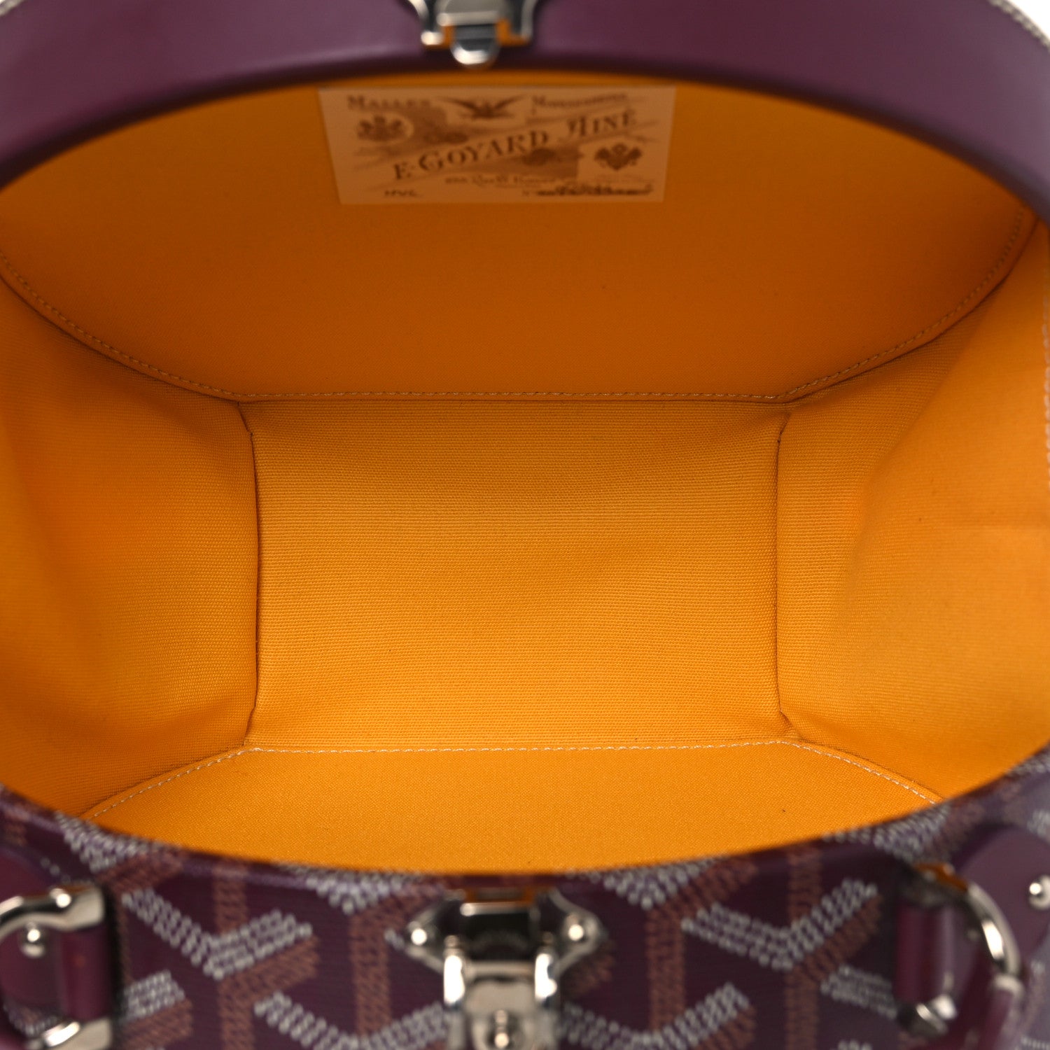 Goyardine Alto Hatbox Burgundy — view 5