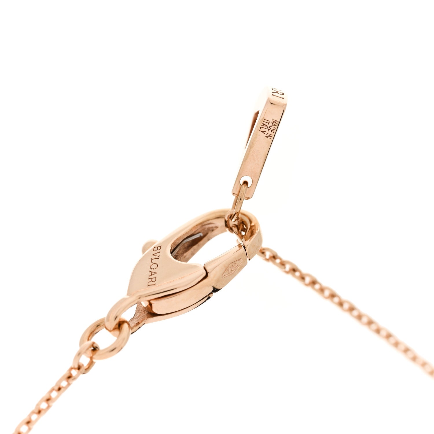 18K Rose Gold Diamond Divas' Dream Mini Pave Pendant Necklace — view 4