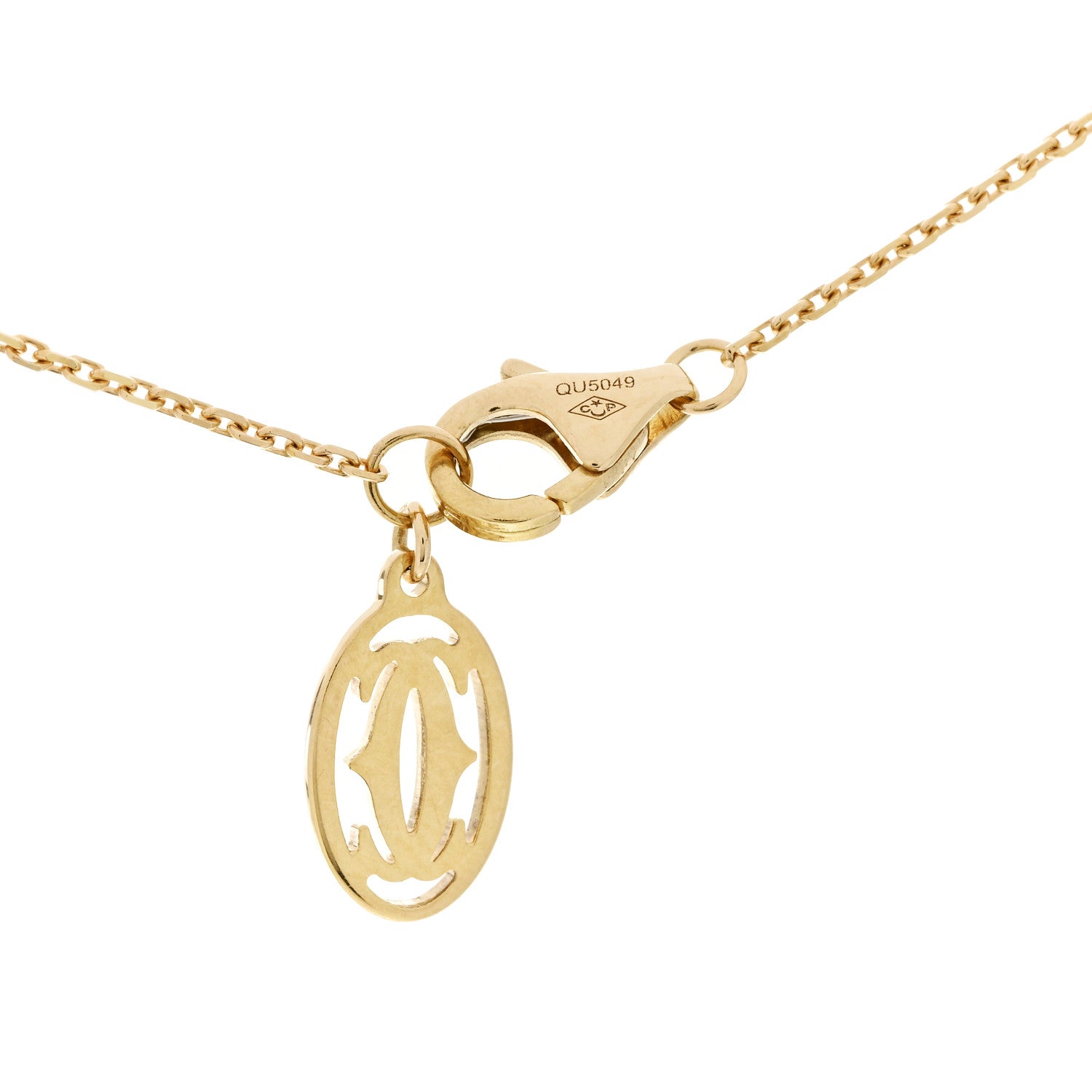 18K Pink Gold 6 Diamond D'Amour Station Necklace — view 5