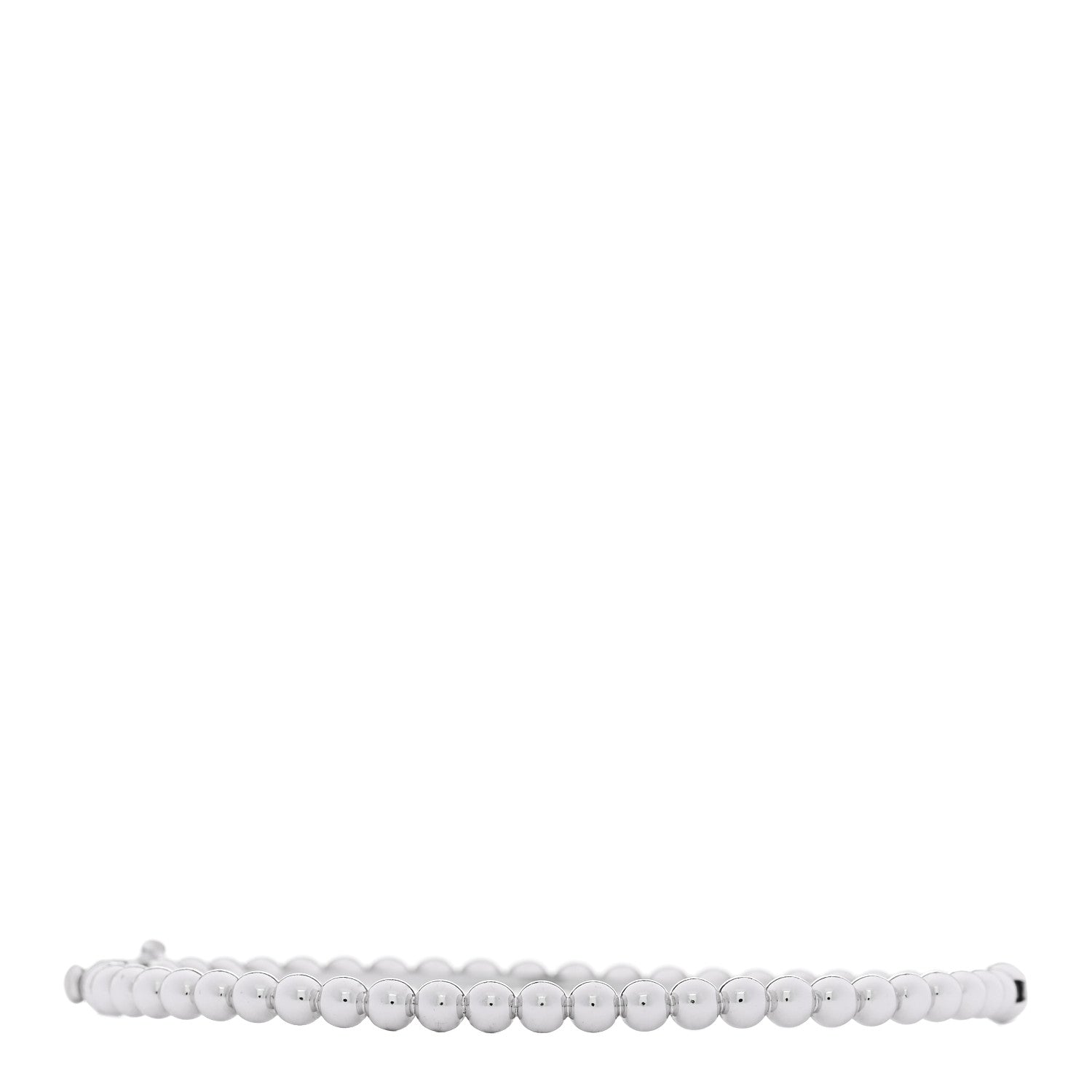 18K White Gold Perlee Pearls of Gold Bracelet S