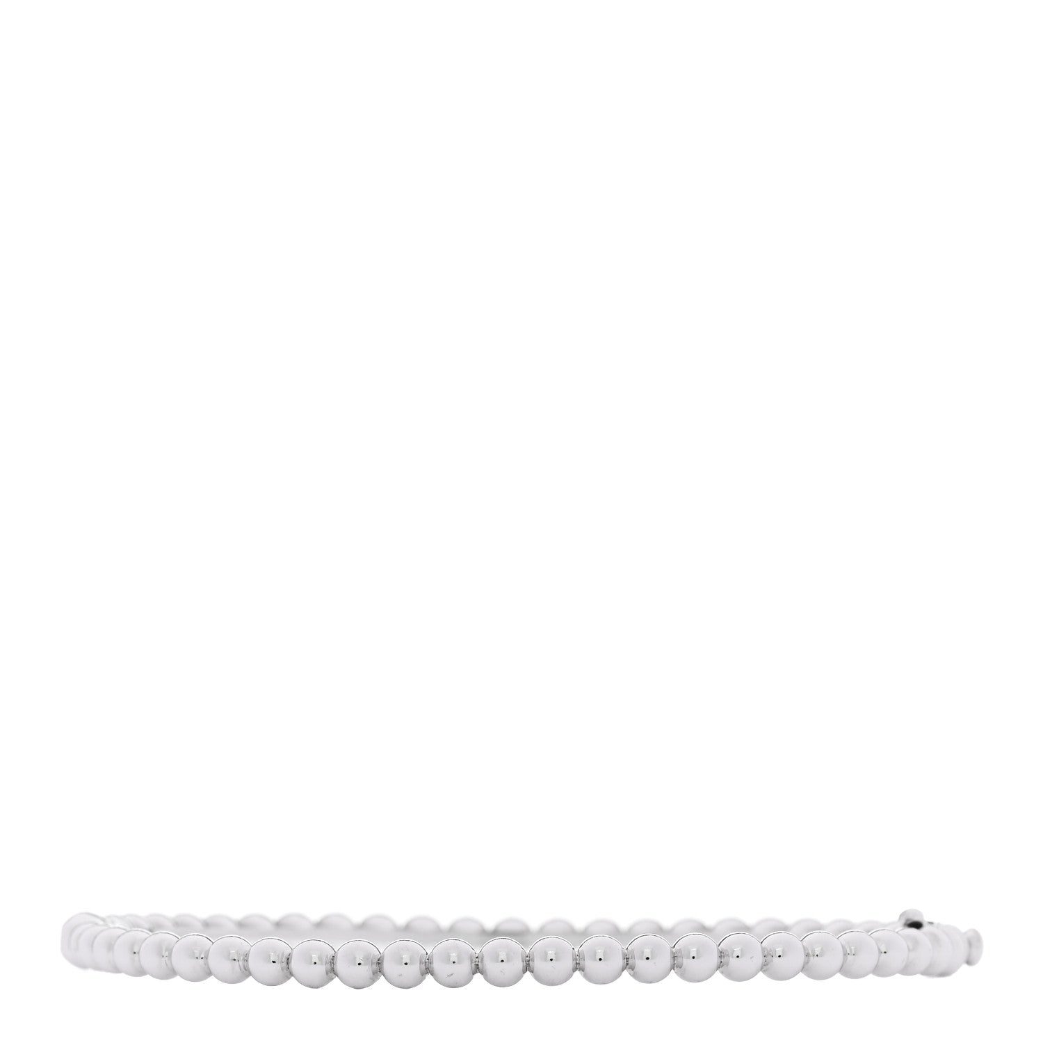 18K White Gold Perlee Pearls of Gold Bracelet S — view 2