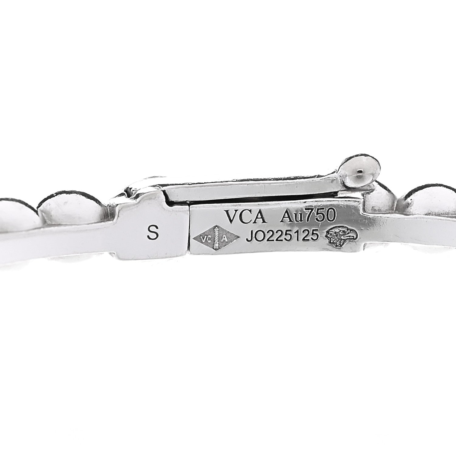 18K White Gold Perlee Pearls of Gold Bracelet S — view 3