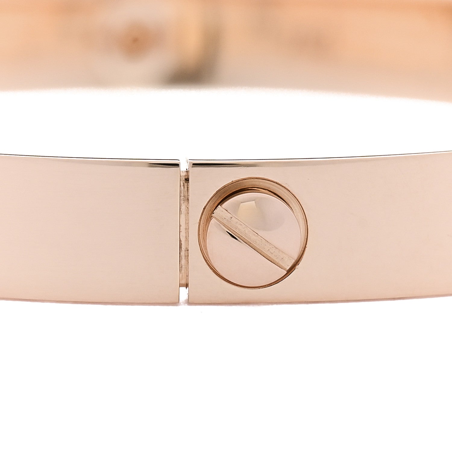18K Pink Gold 4 Diamond LOVE Bracelet 16 — view 3