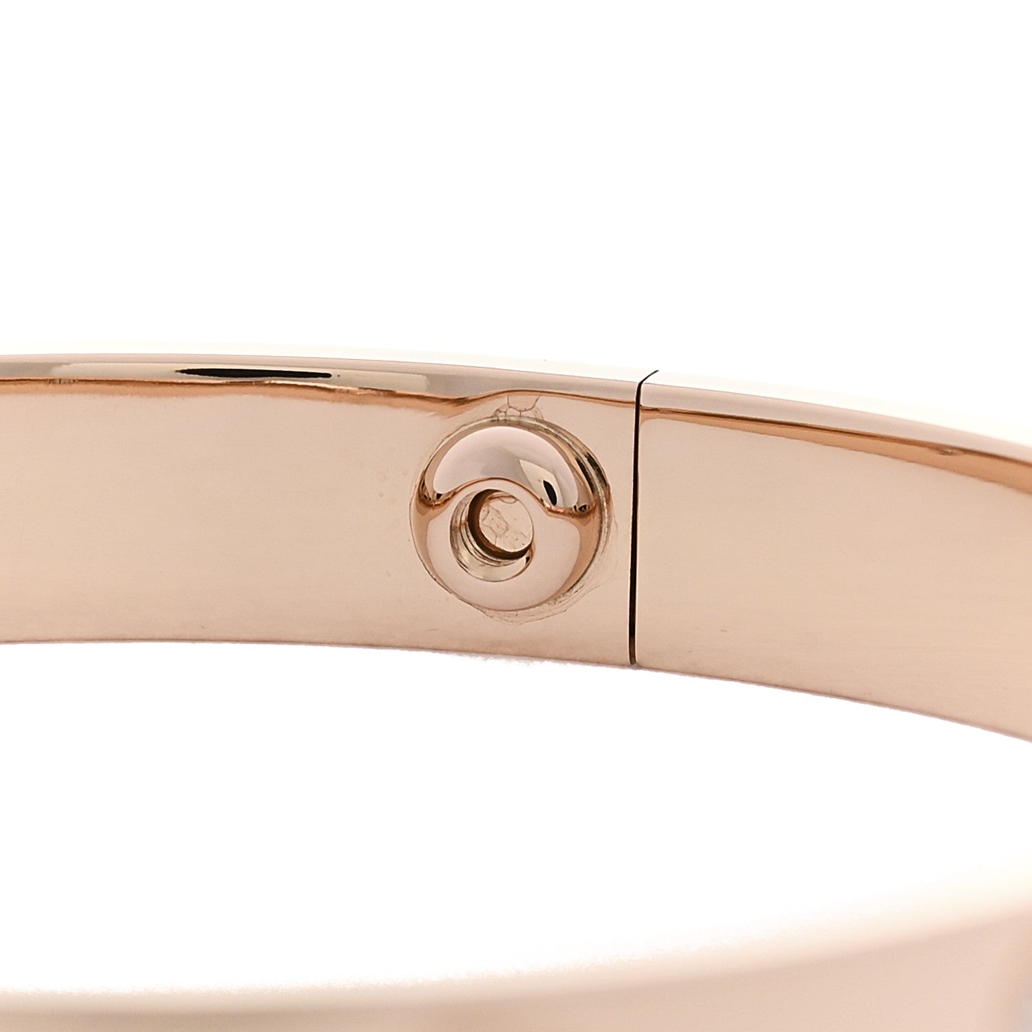18K Pink Gold 4 Diamond LOVE Bracelet 16 — view 5