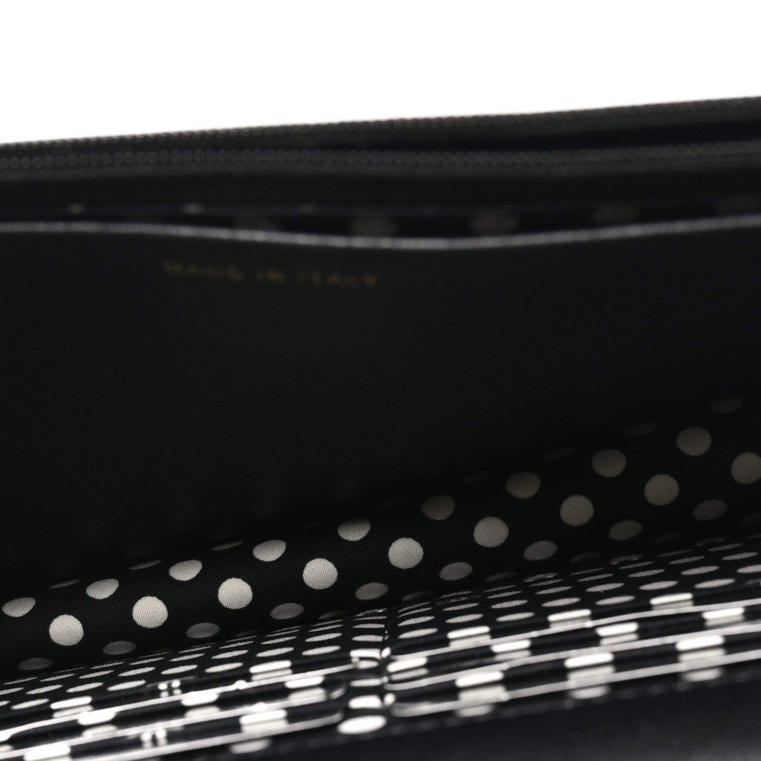 Lambskin Quilted Pearl CC Wallet on Chain WOC Black — view 5