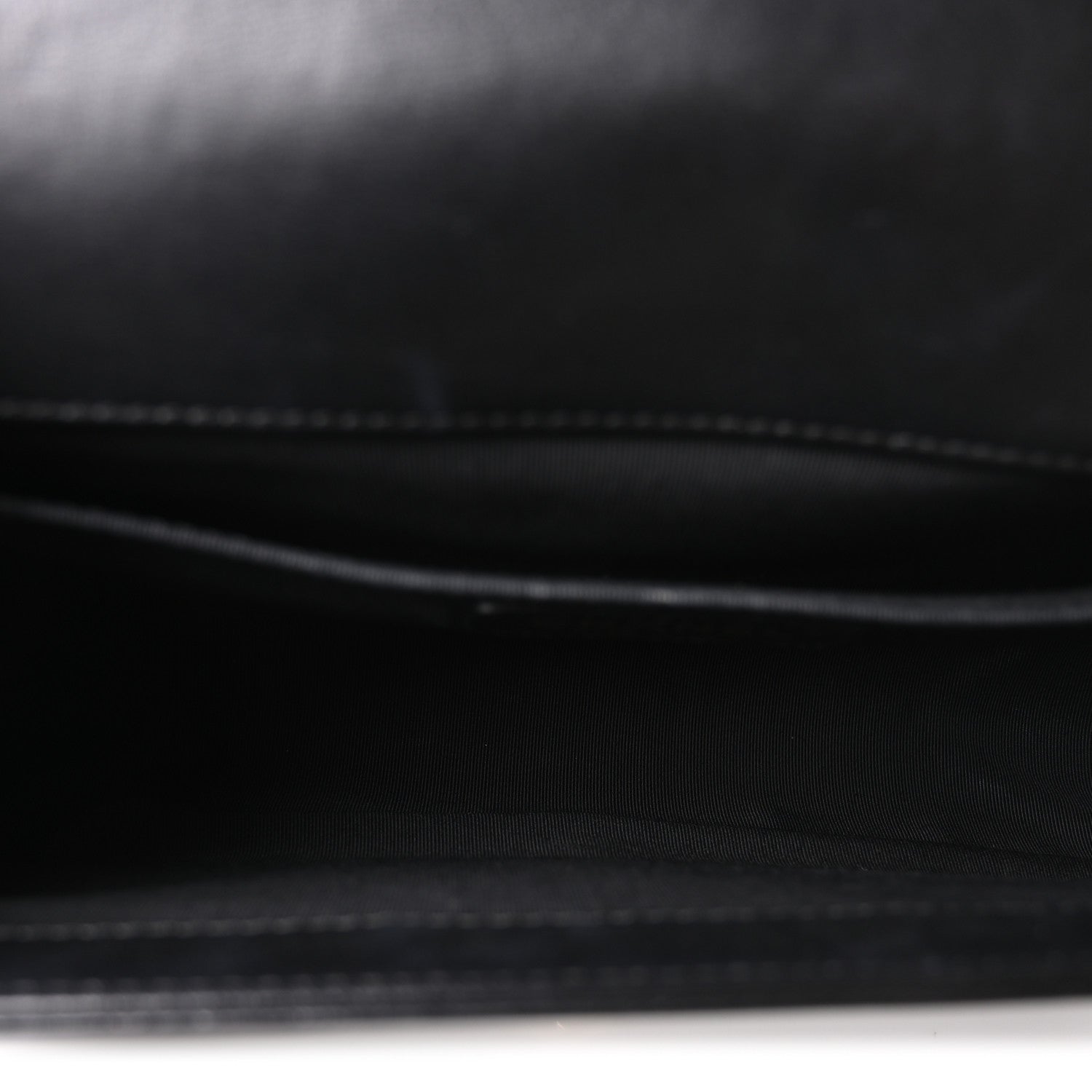 Fabric Chevron Braided Medium Boy Flap Black White — view 5