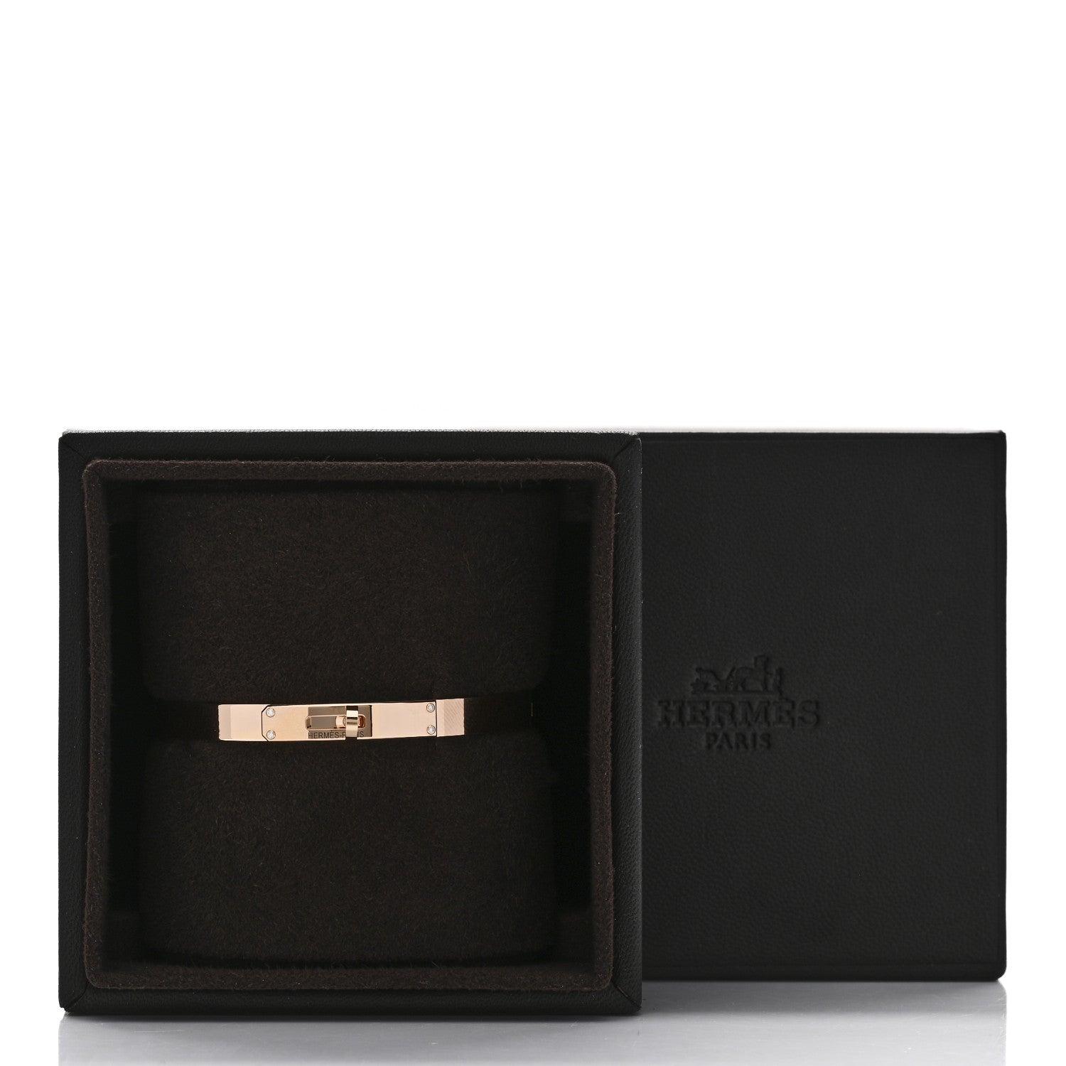 18K Rose Gold Diamond PM Kelly Bracelet XS — view 4