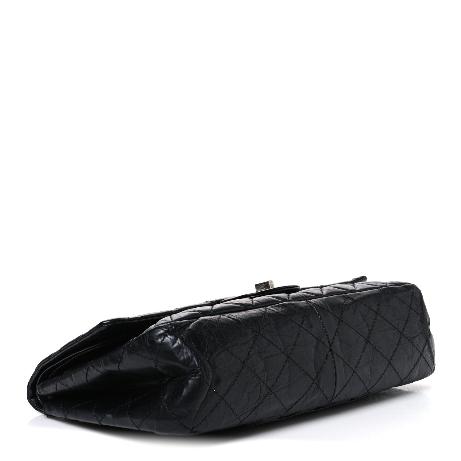 Aged Calfskin Quilted 2.55 Reissue 226 Flap Black — view 4