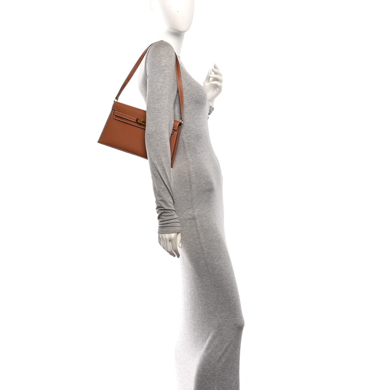 Madame Calfskin Kelly Elan Gold — view 2
