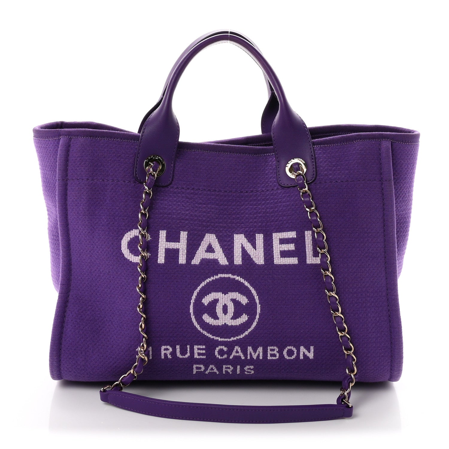 Mixed Fibers Small Deauville Tote Purple