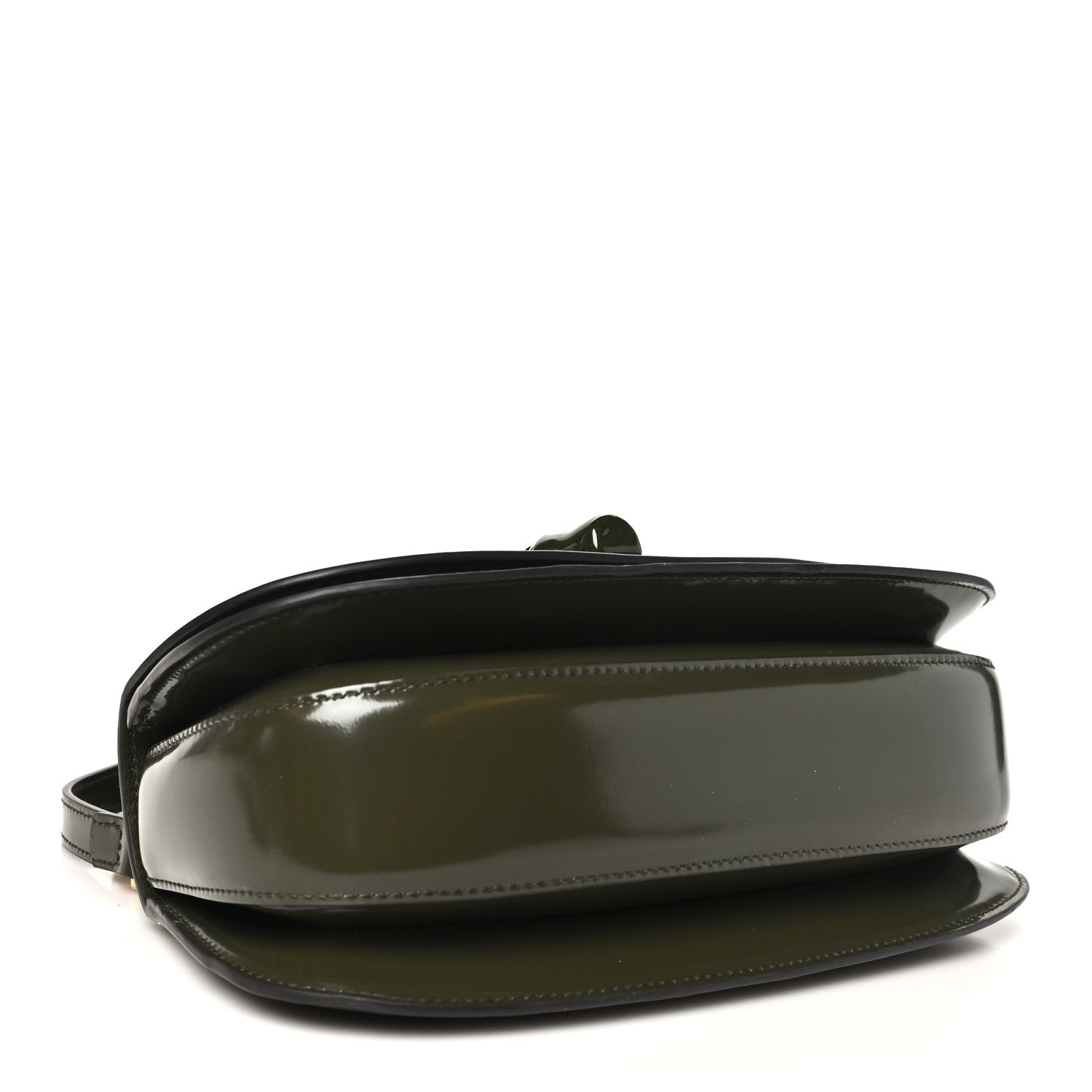 Shiny Polished Calfskin Medium Bamboo Luscious Green — view 5