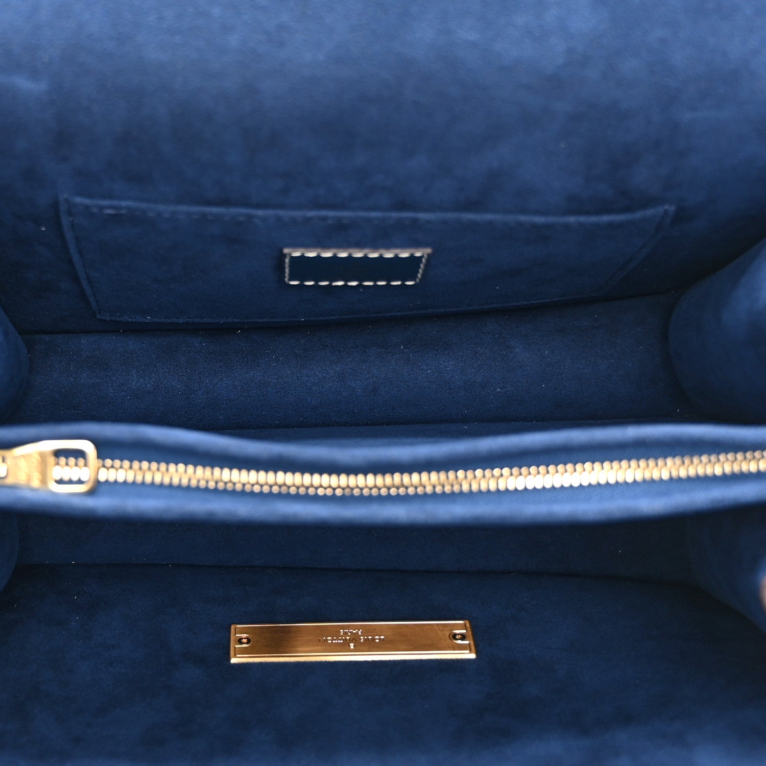 Denim Monogram Jacquard Dauphine MM Bleu — view 5