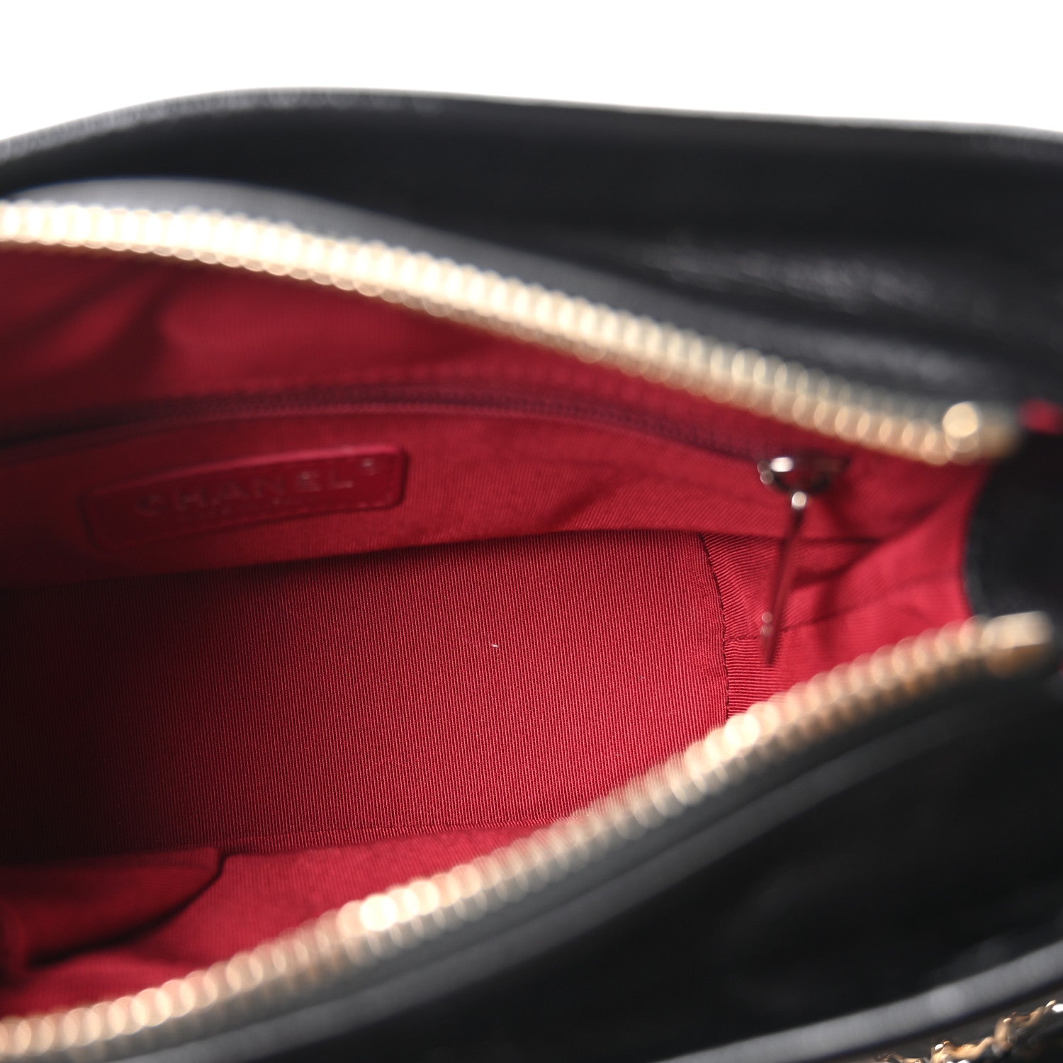Aged Calfskin Quilted Small Gabrielle Logo Hobo Black — view 5