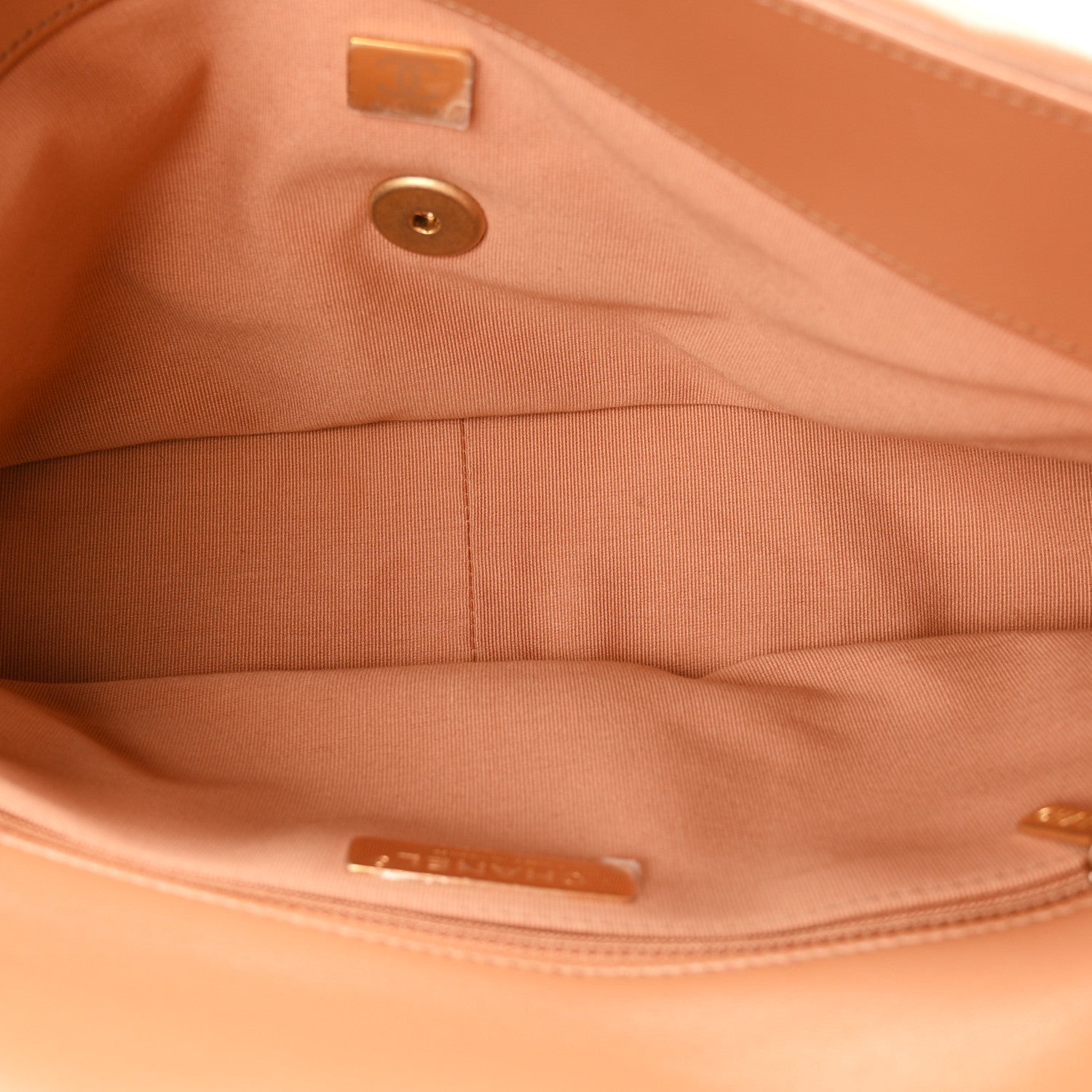Lambskin Quilted Large Chanel 19 Flap Brown — view 5